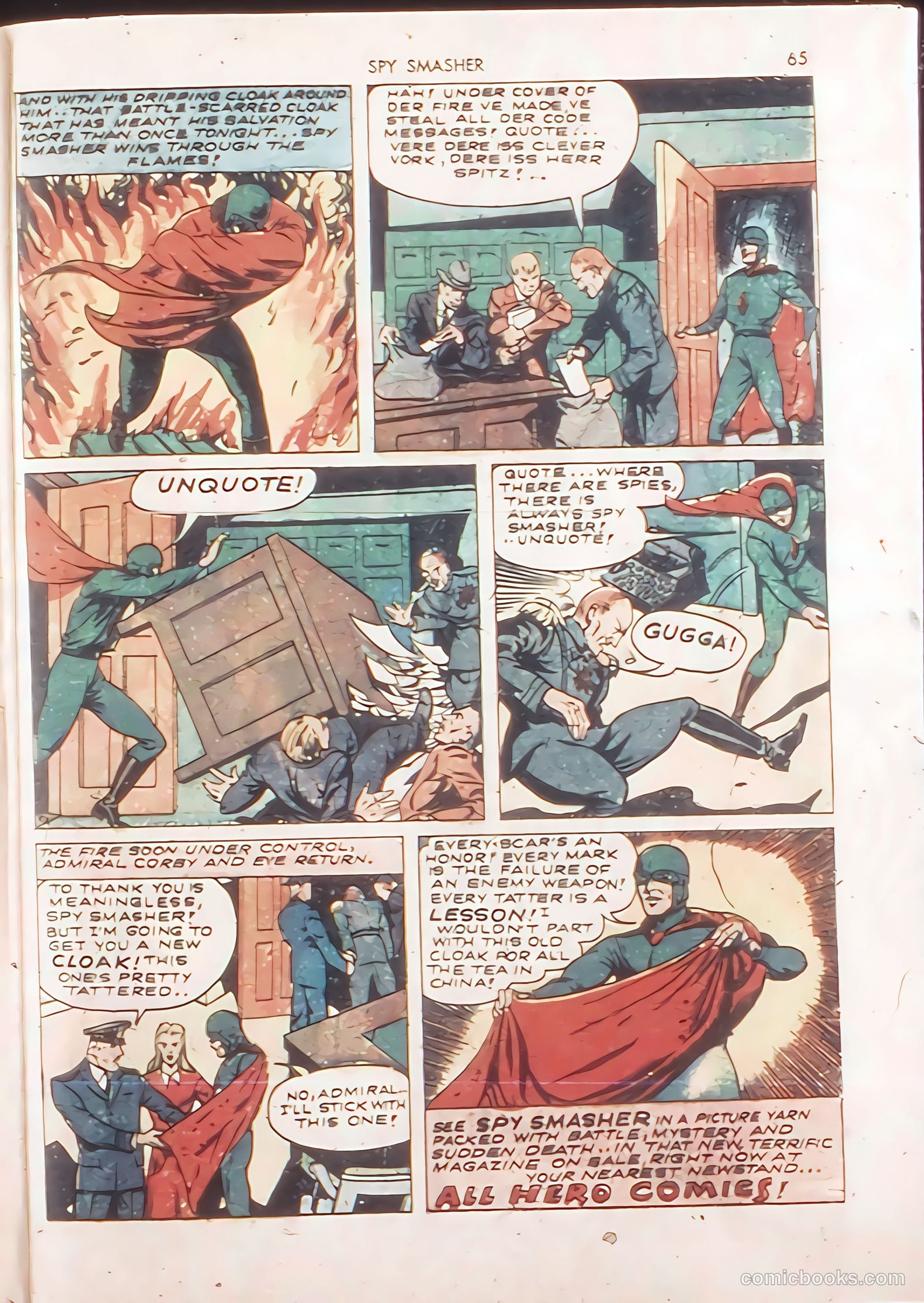 Spy Smasher #11 — page 64 of 67