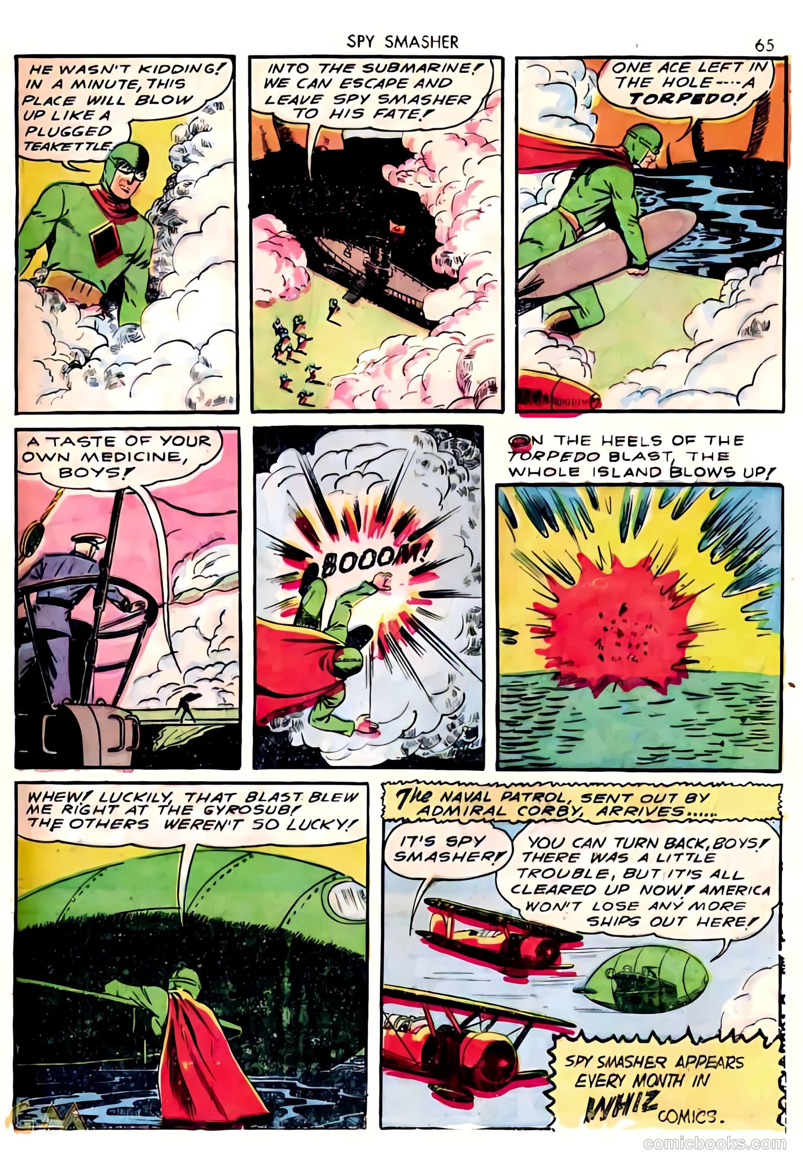 Spy Smasher #3 — page 65 of 68