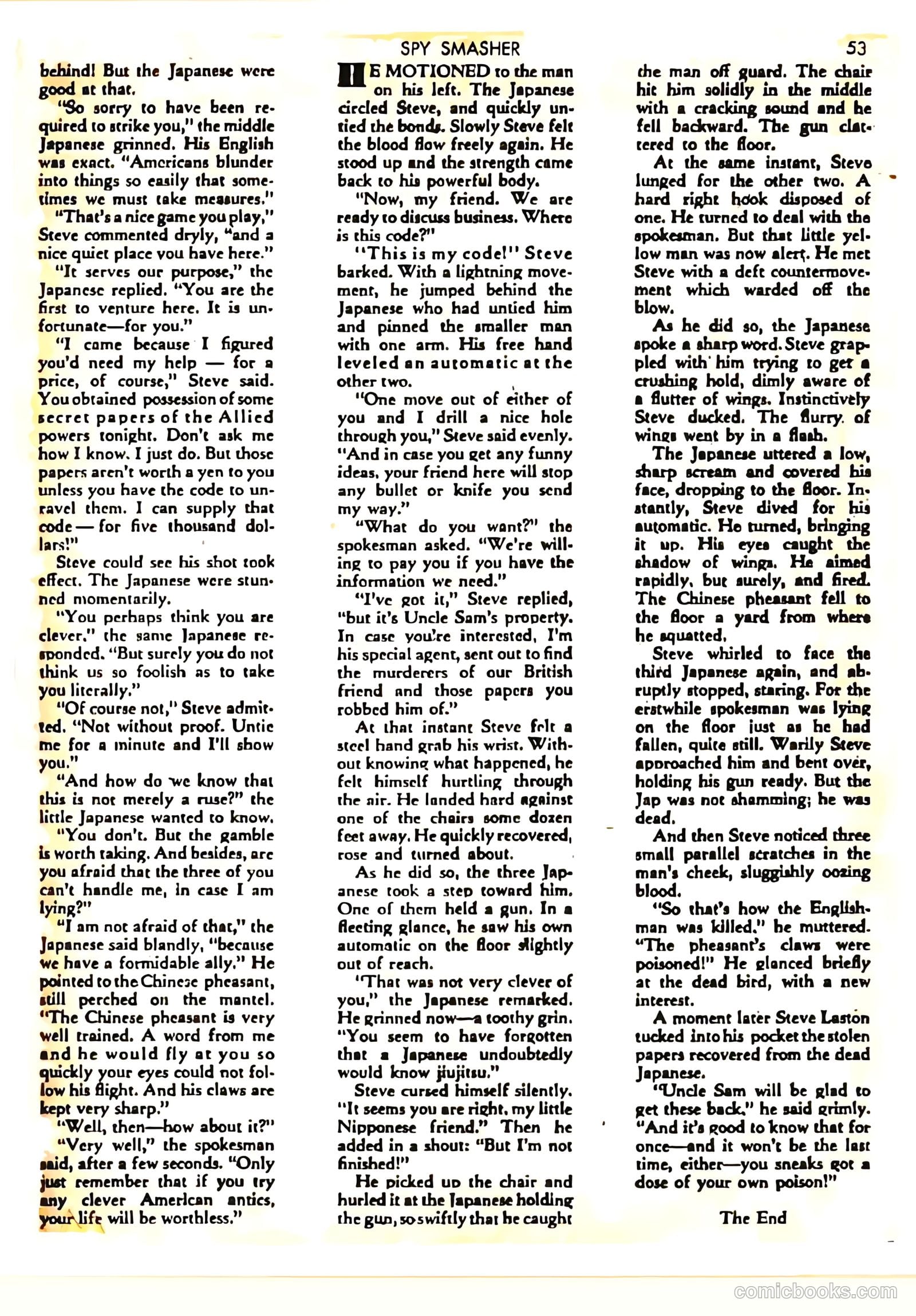 Spy Smasher #5 — page 53 of 68