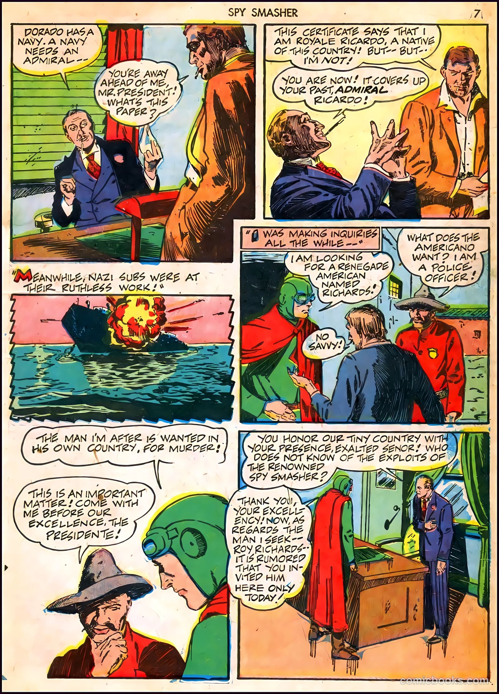 Spy Smasher #6 — page 7 of 68