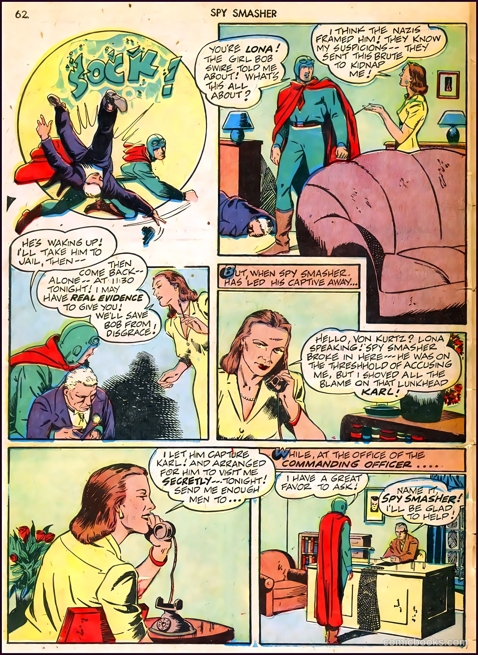 Spy Smasher #6 — page 62 of 68