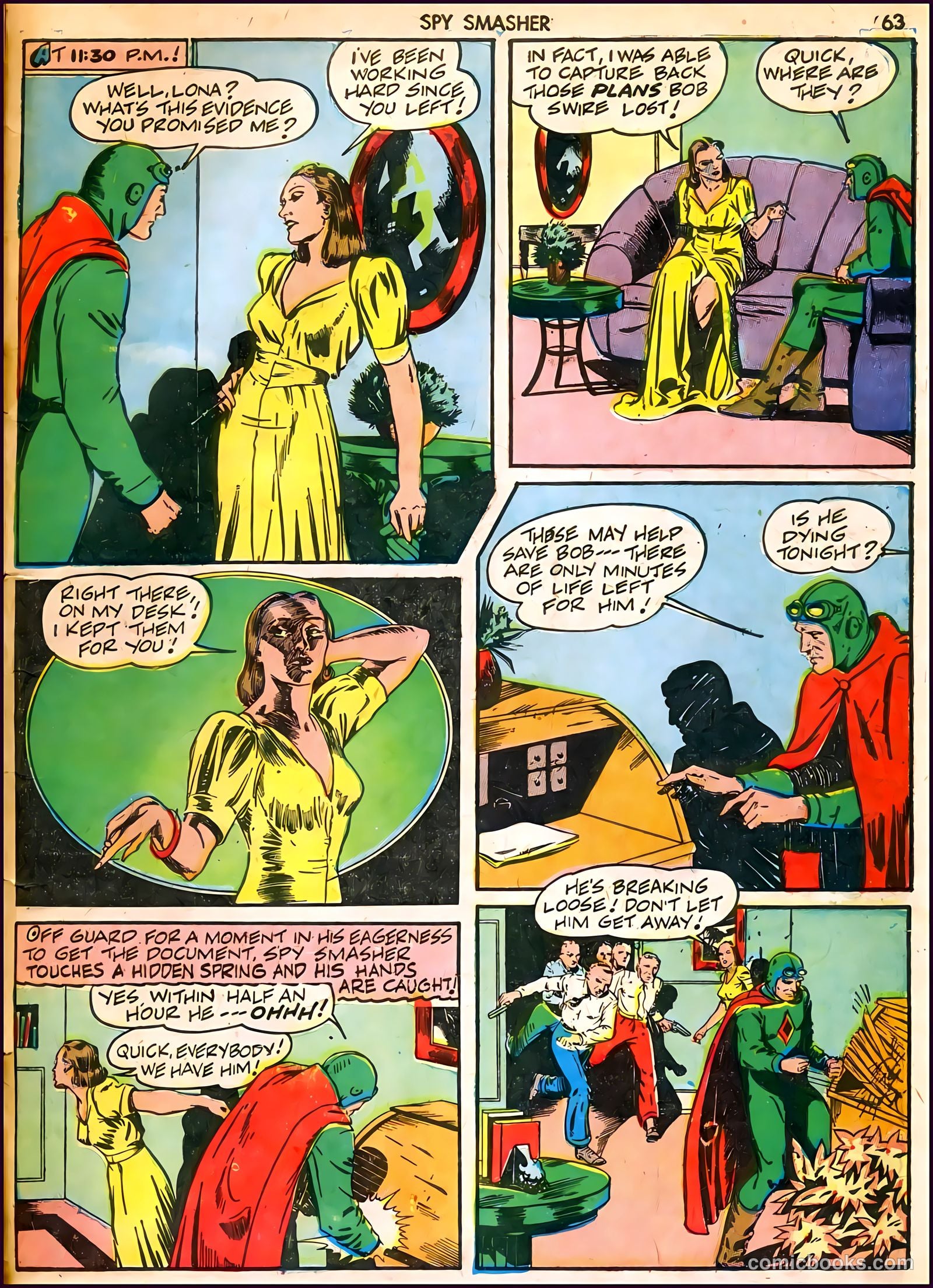 Spy Smasher #6 — page 63 of 68