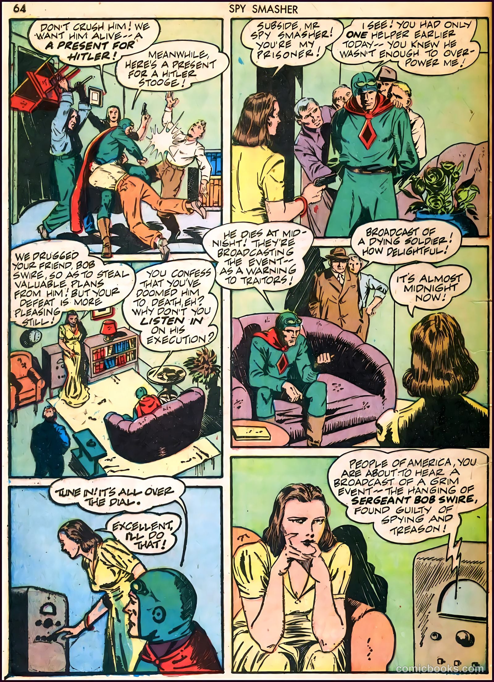 Spy Smasher #6 — page 64 of 68