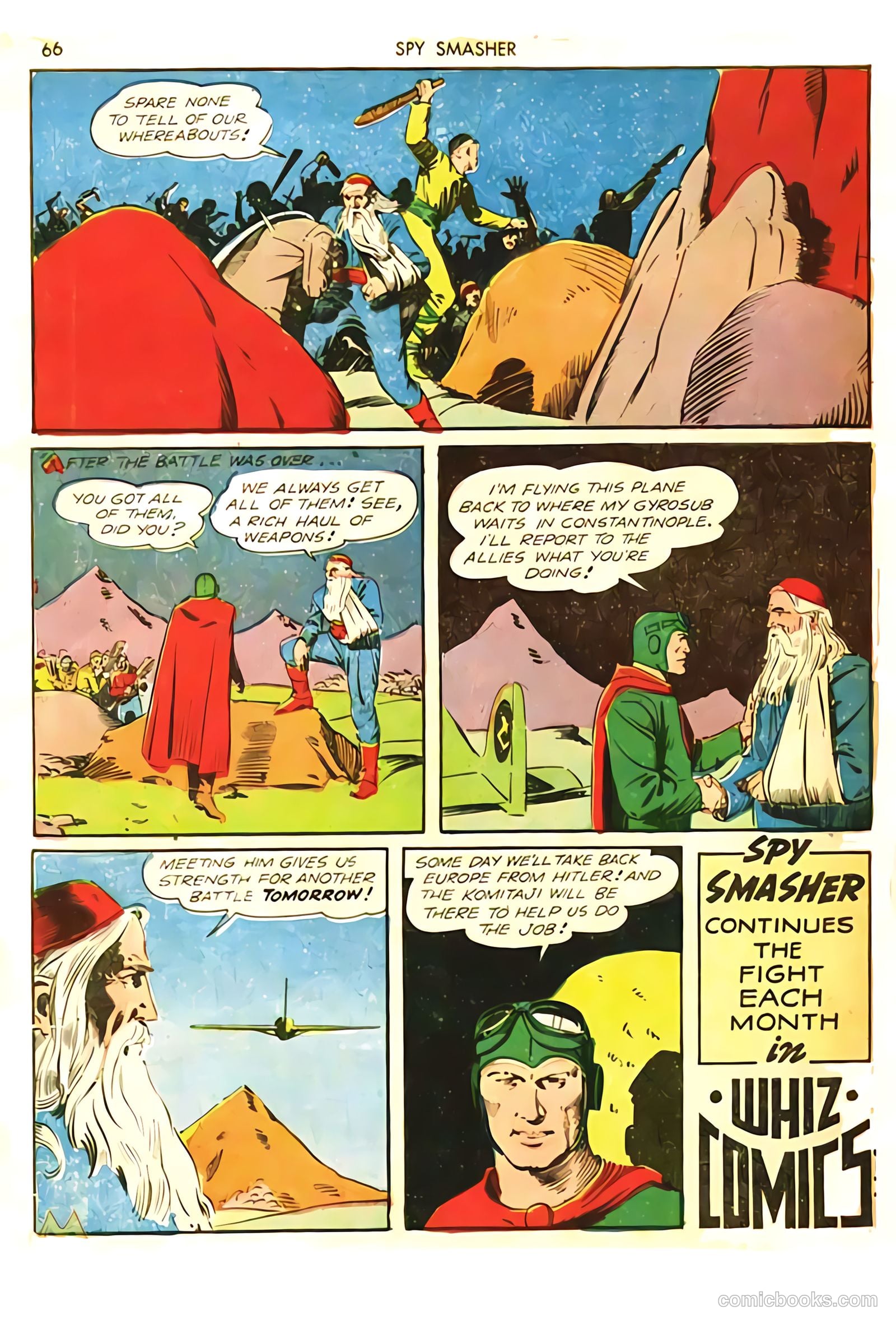 Spy Smasher #7 — page 66 of 69