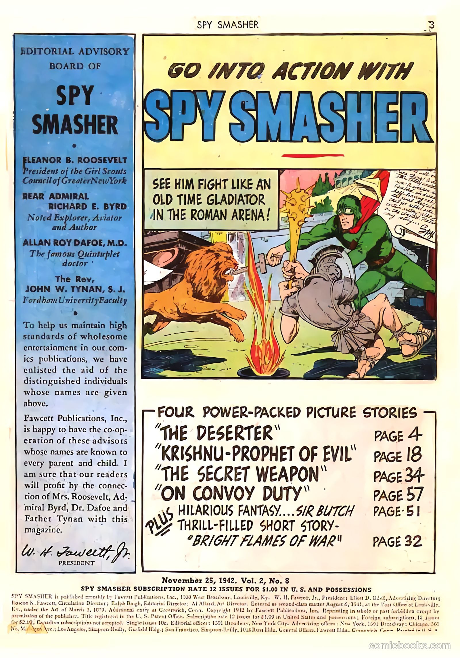 Spy Smasher #8 — page 3 of 69