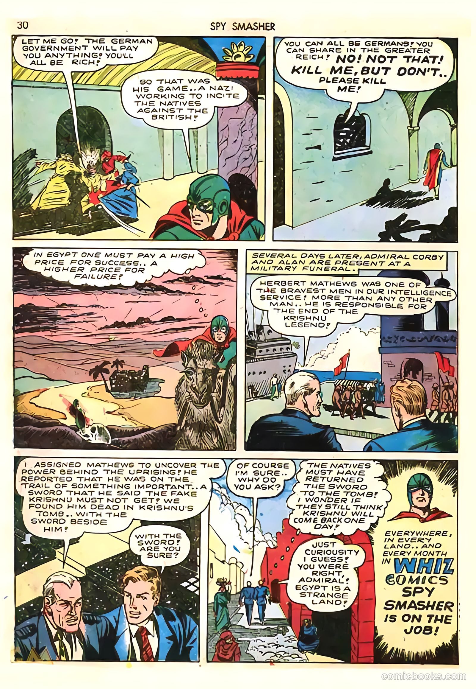 Spy Smasher #8 — page 30 of 69