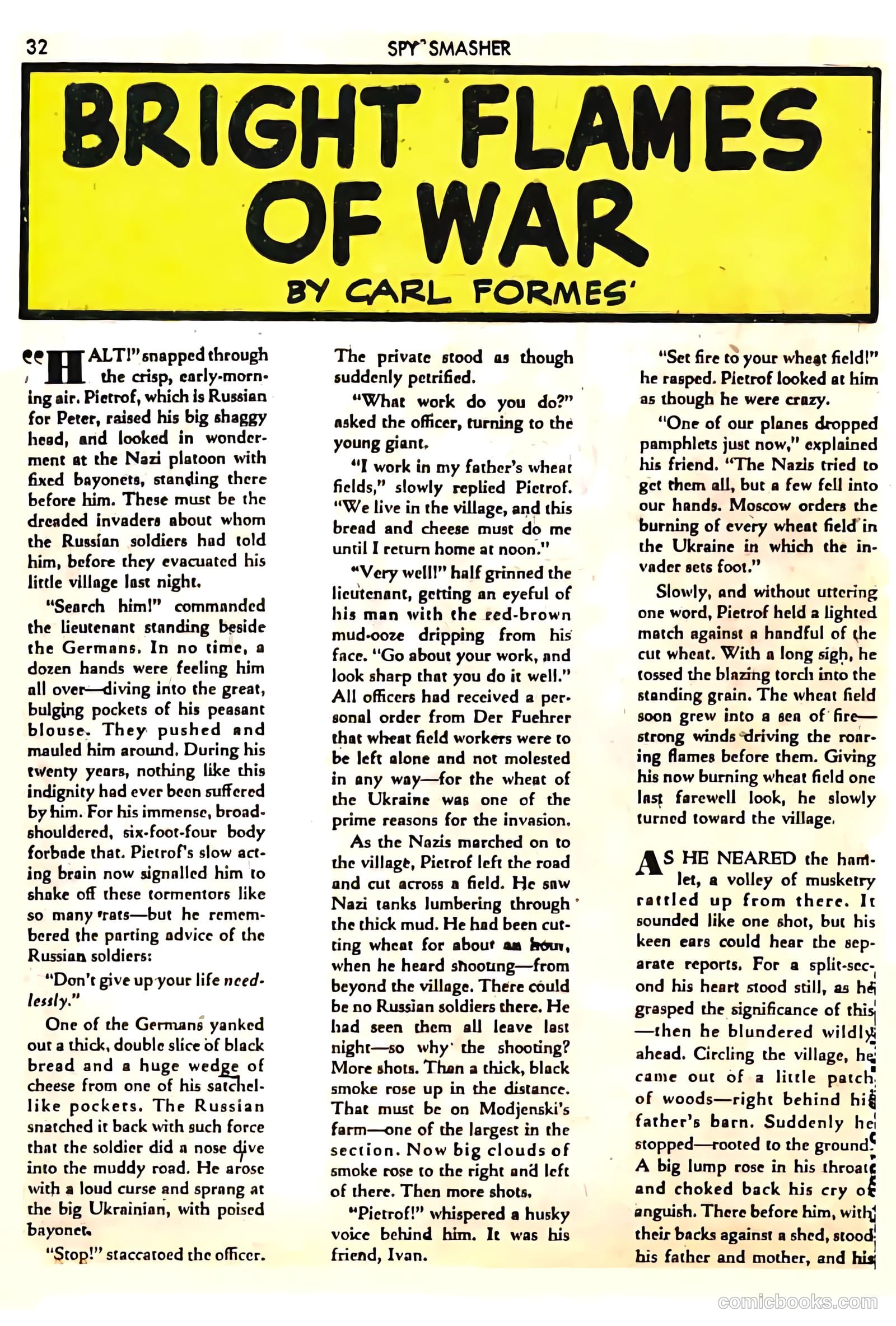 Spy Smasher #8 — page 32 of 69