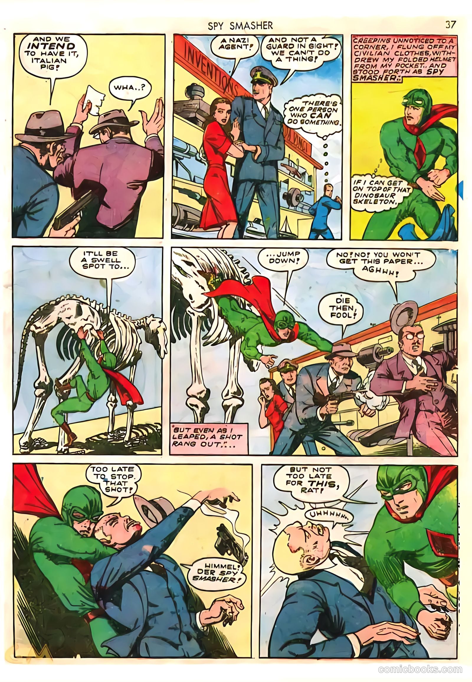 Spy Smasher #8 — page 37 of 69