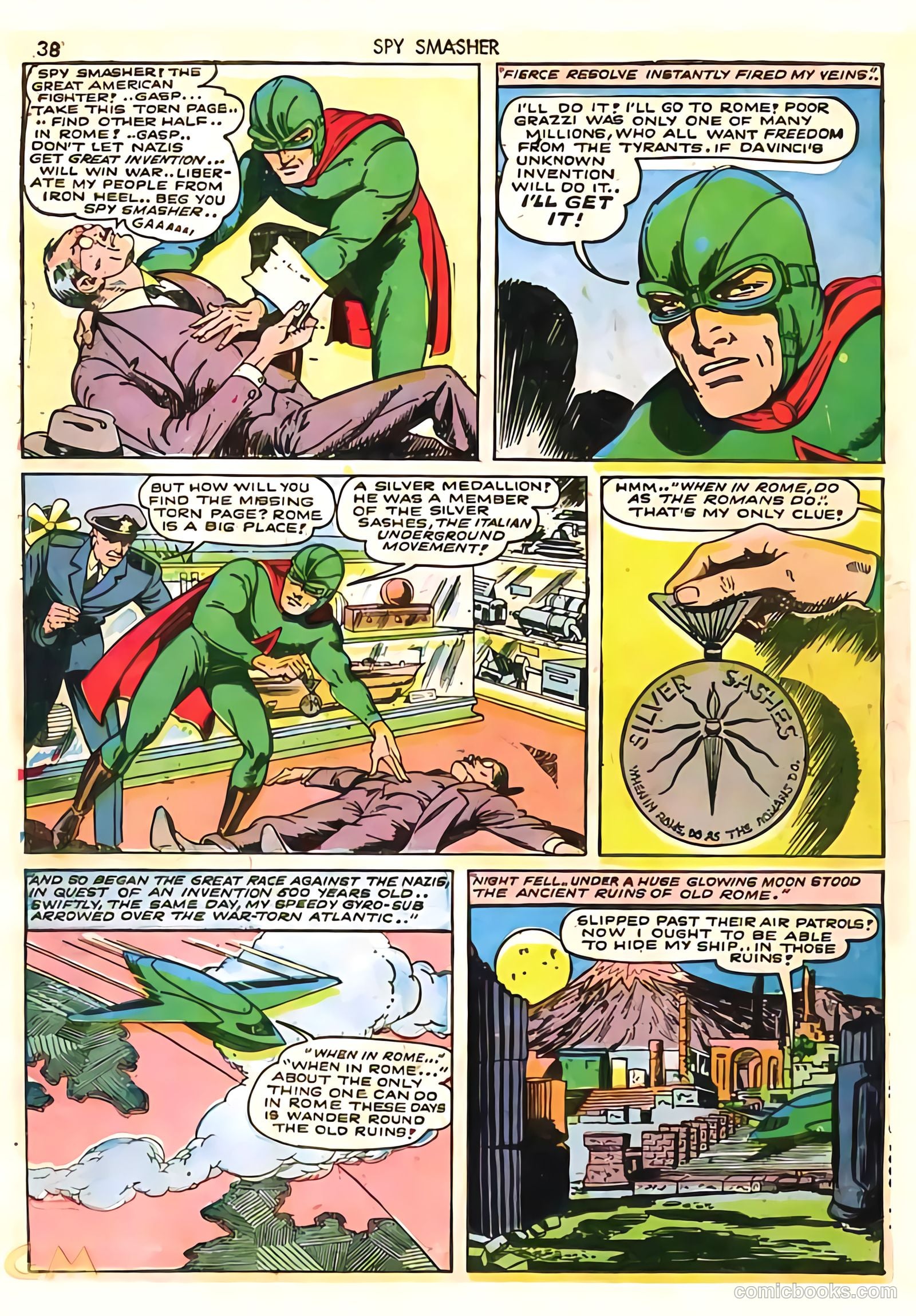 Spy Smasher #8 — page 38 of 69