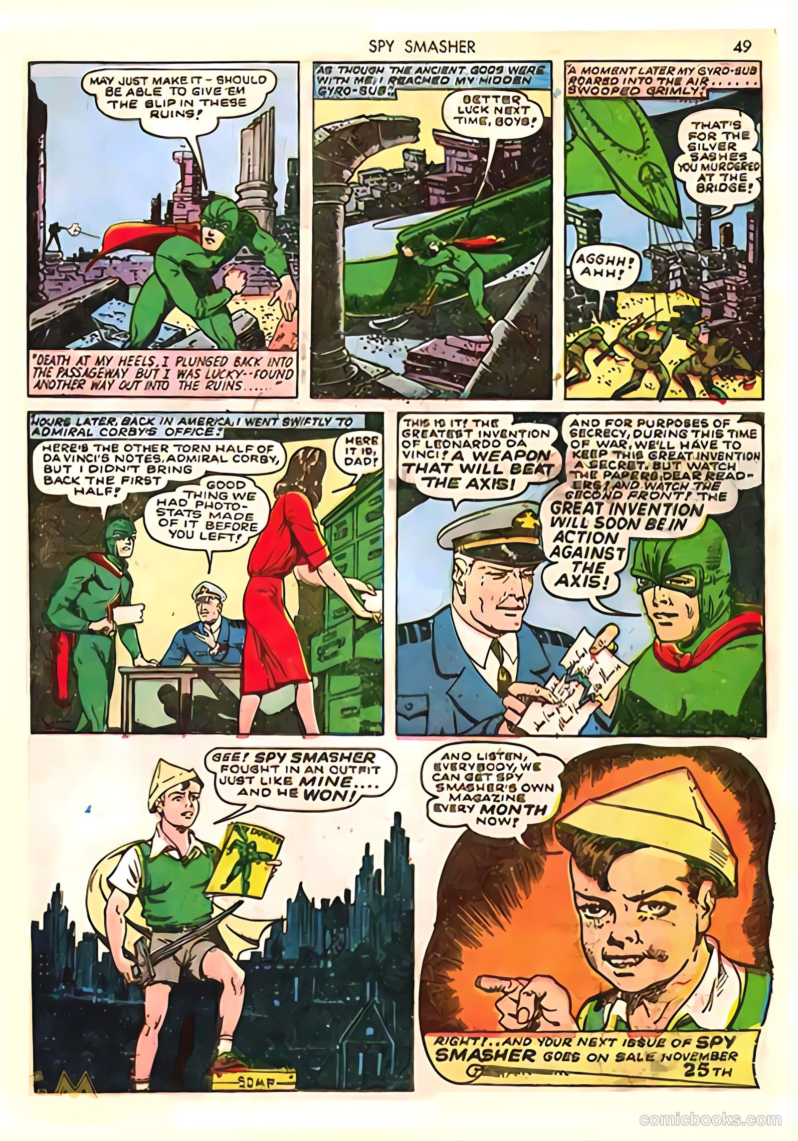 Spy Smasher #8 — page 49 of 69
