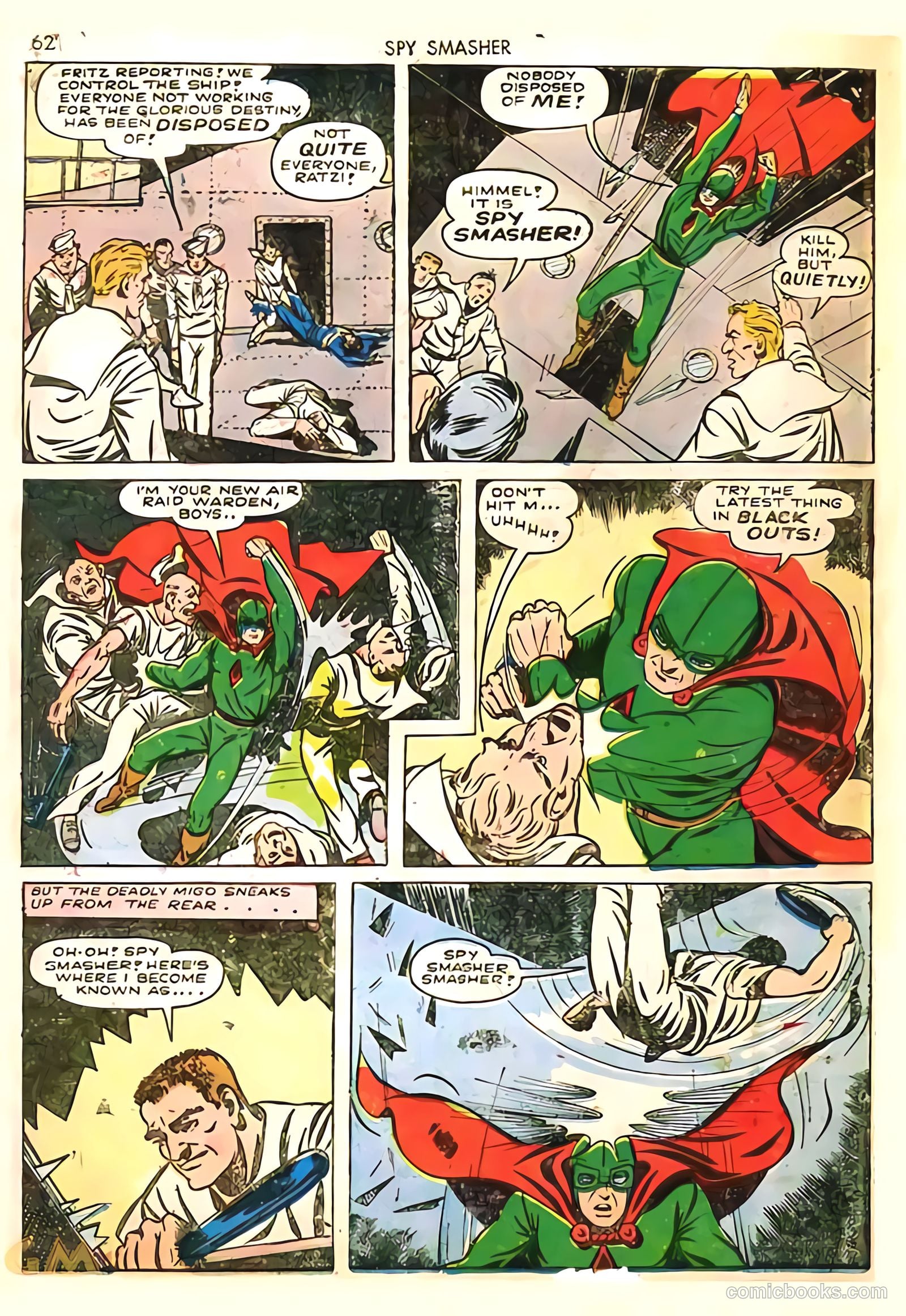 Spy Smasher #8 — page 62 of 69