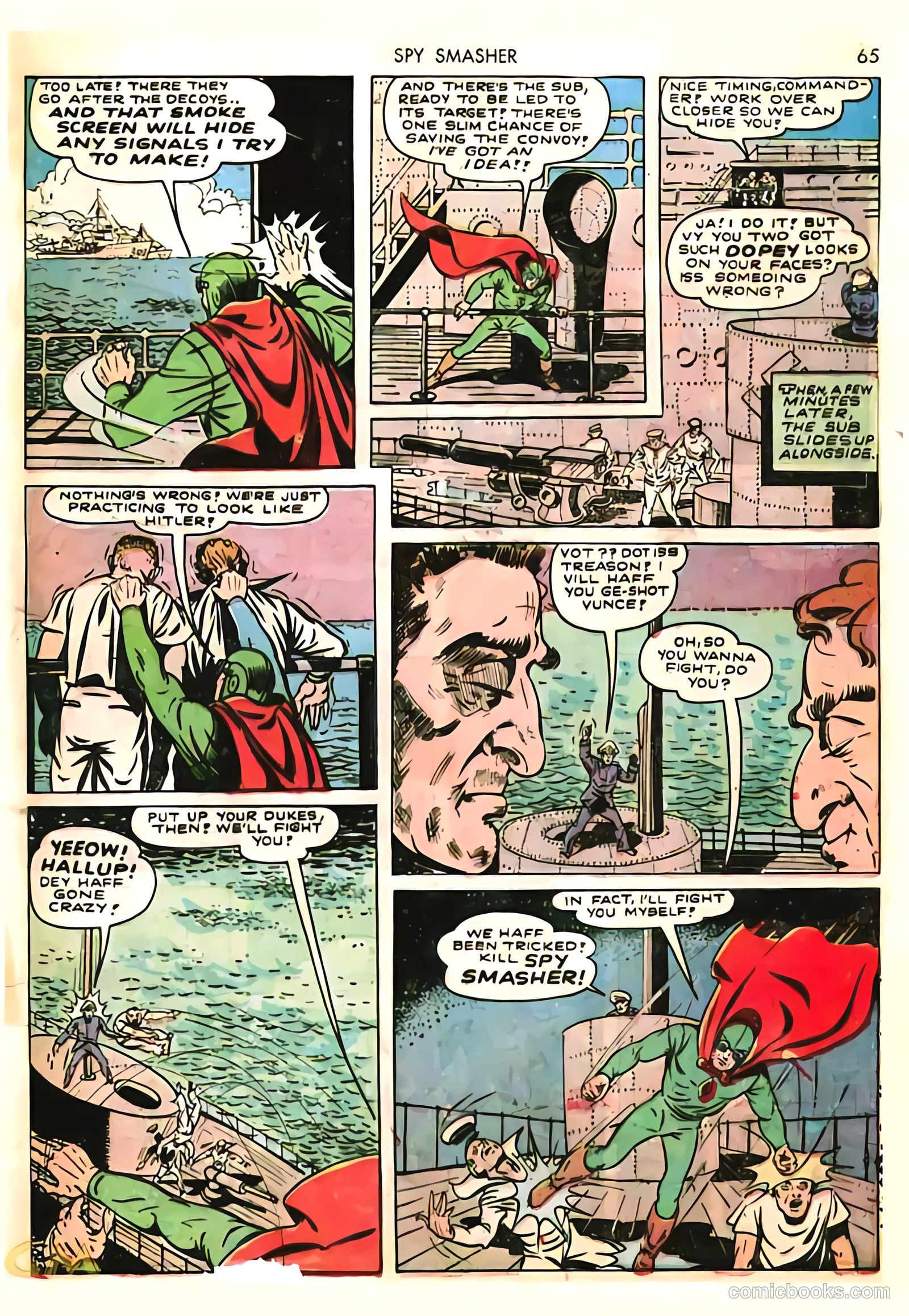Spy Smasher #8 — page 65 of 69