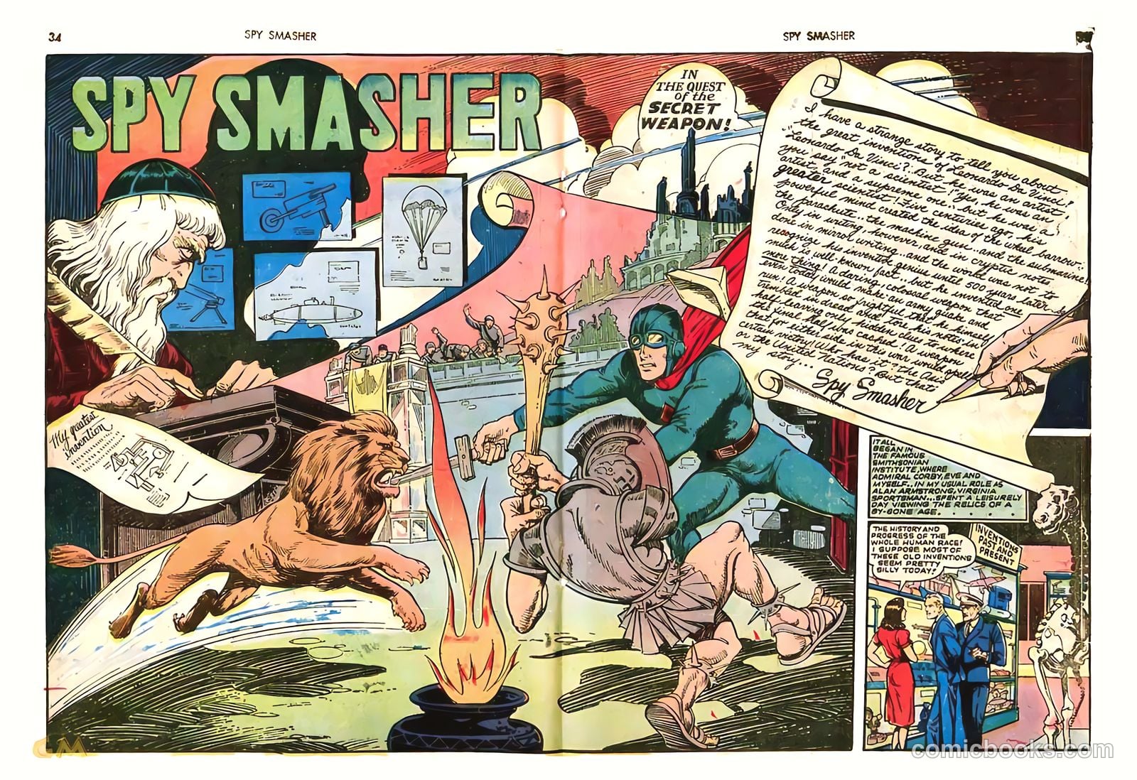 Spy Smasher #8 — page 69 of 69