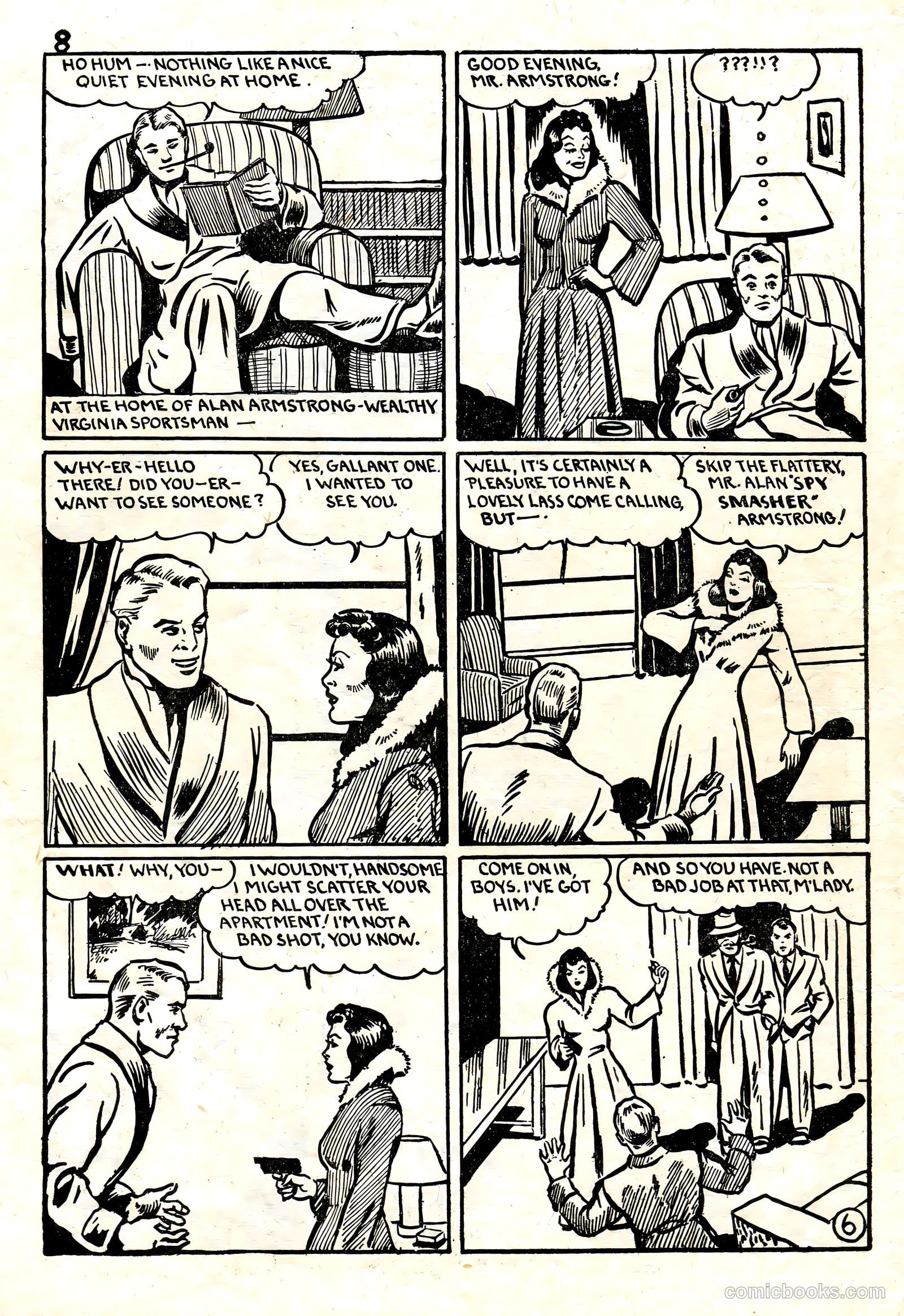 Spy Smasher Comics #1 — page 7 of 58