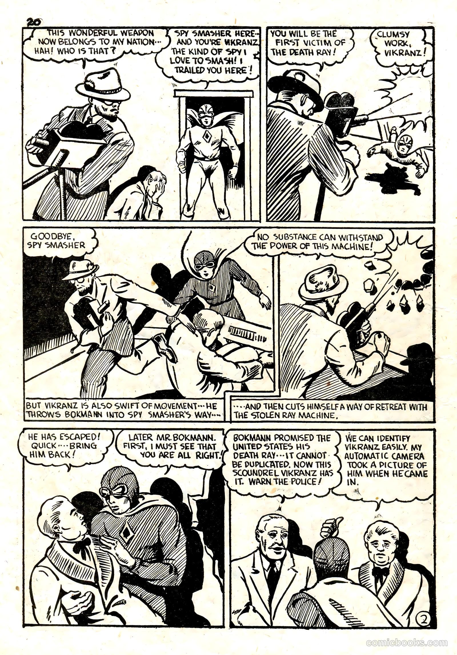 Spy Smasher Comics #1 — page 19 of 58