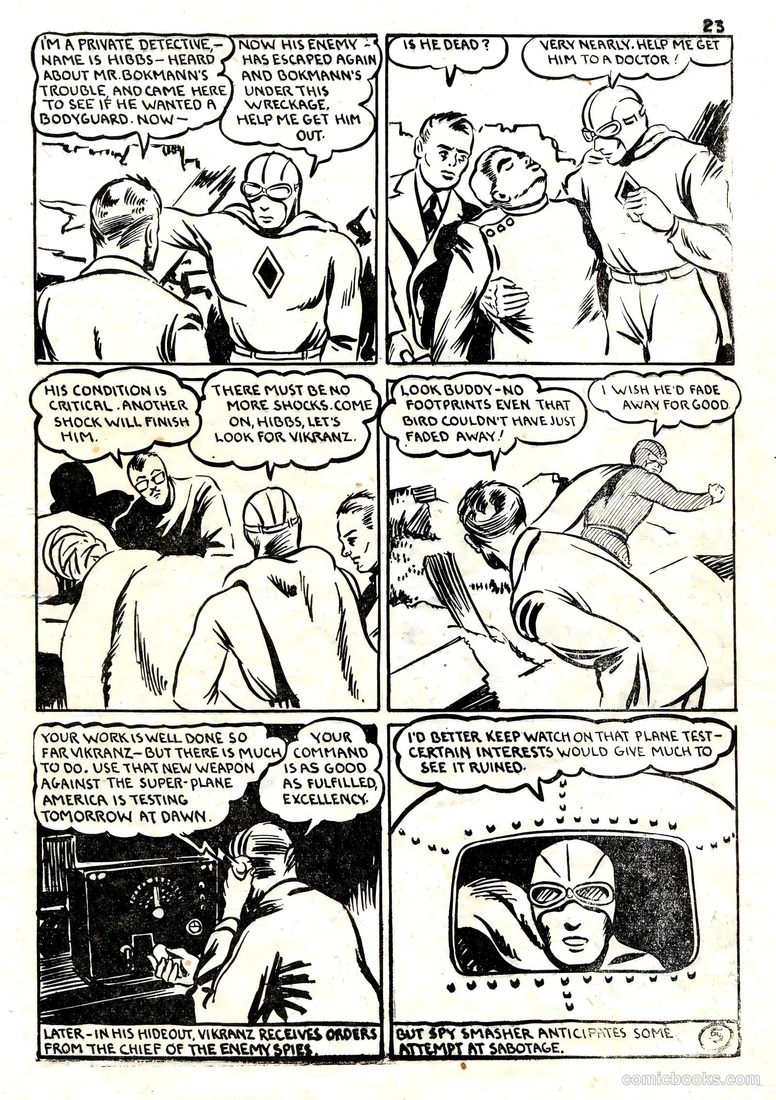 Spy Smasher Comics #1 — page 22 of 58
