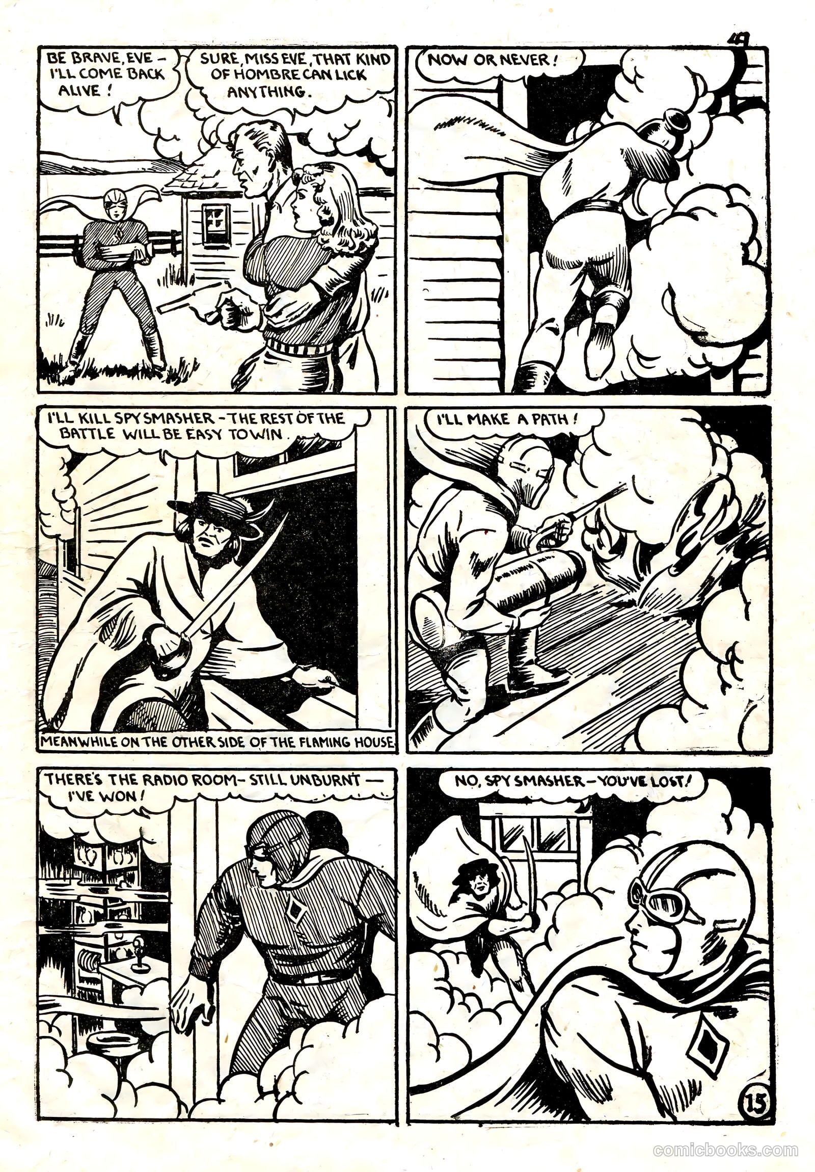 Spy Smasher Comics #1 — page 42 of 58