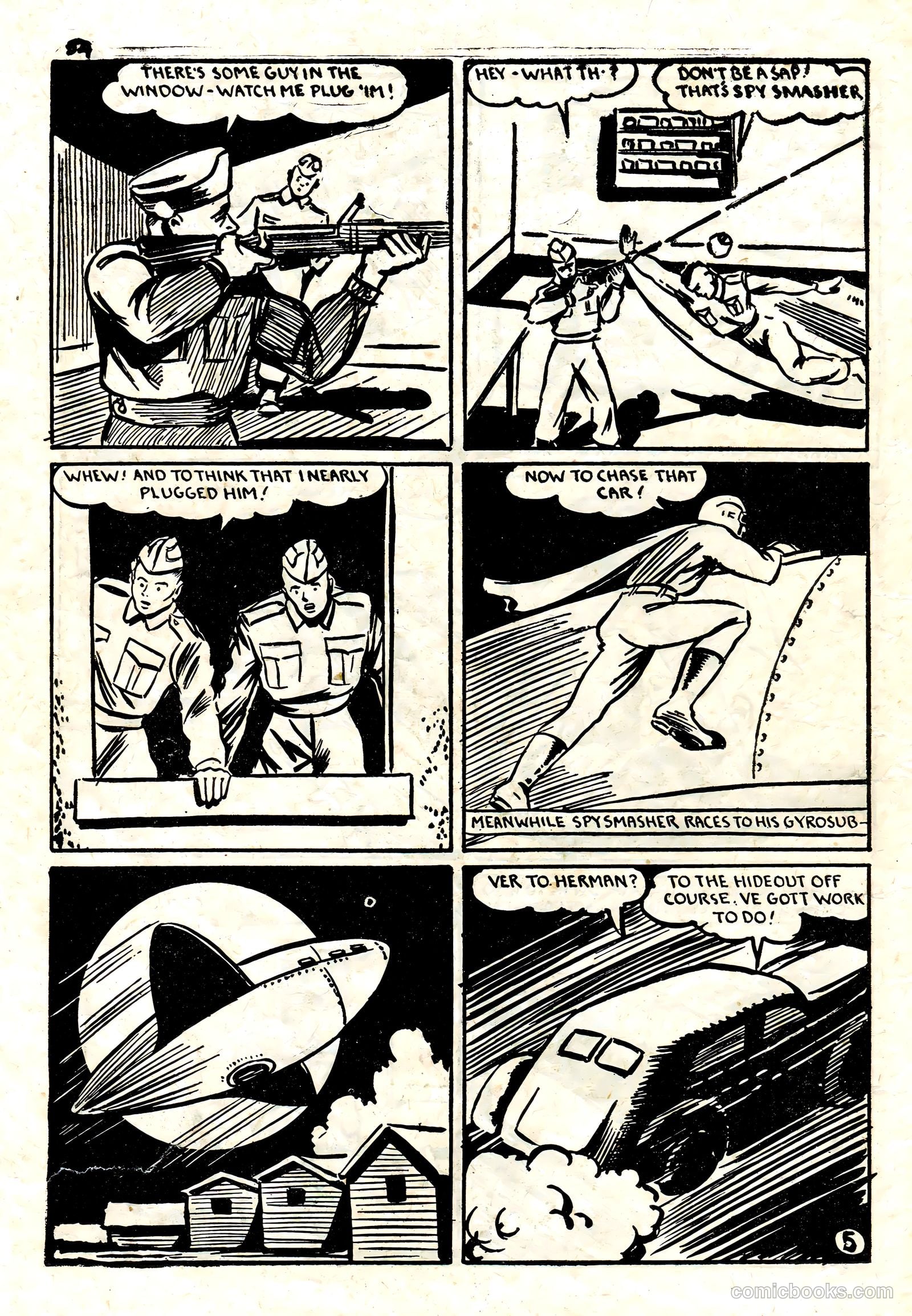 Spy Smasher Comics #1 — page 49 of 58