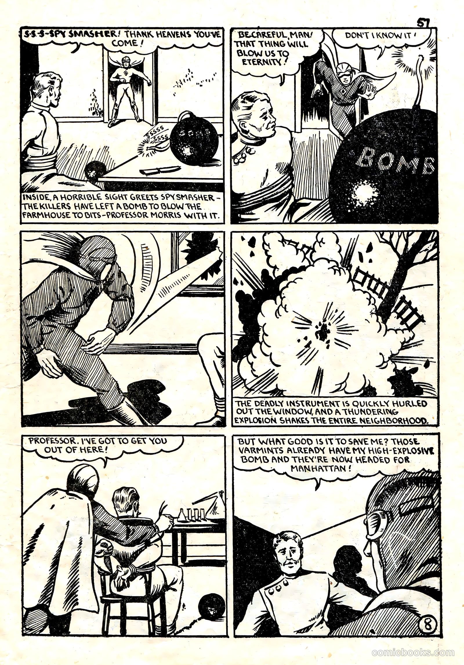 Spy Smasher Comics #1 — page 52 of 58