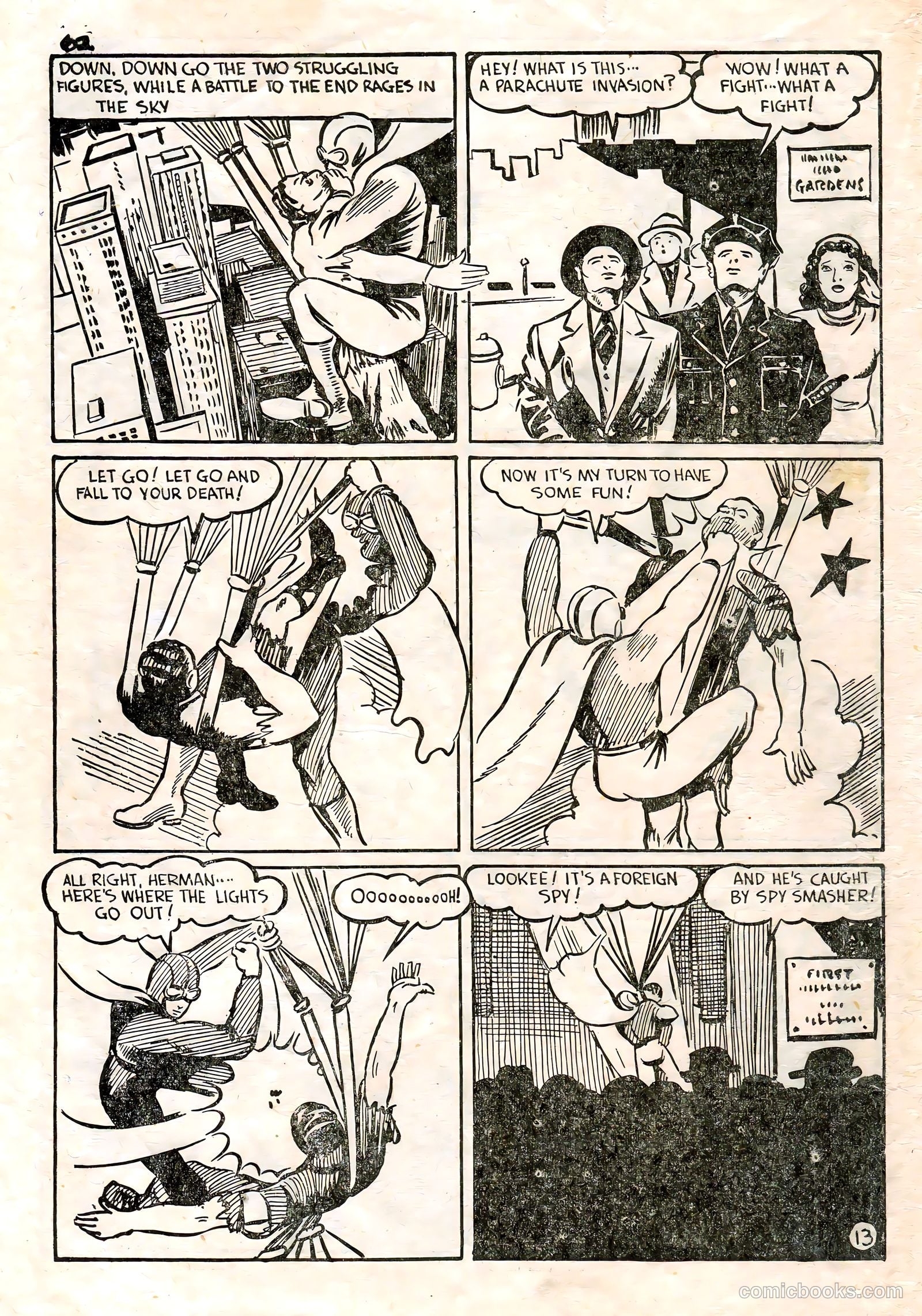 Spy Smasher Comics #1 — page 57 of 58