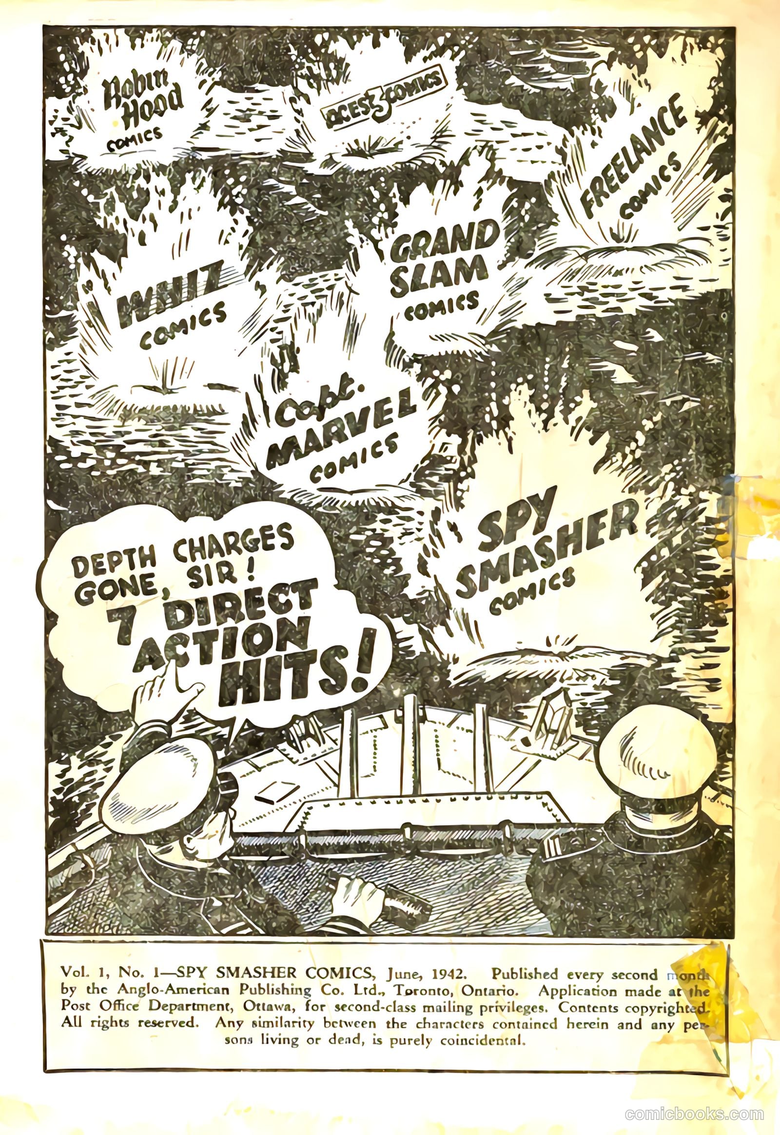 Spy Smasher Comics #1 — page 58 of 58