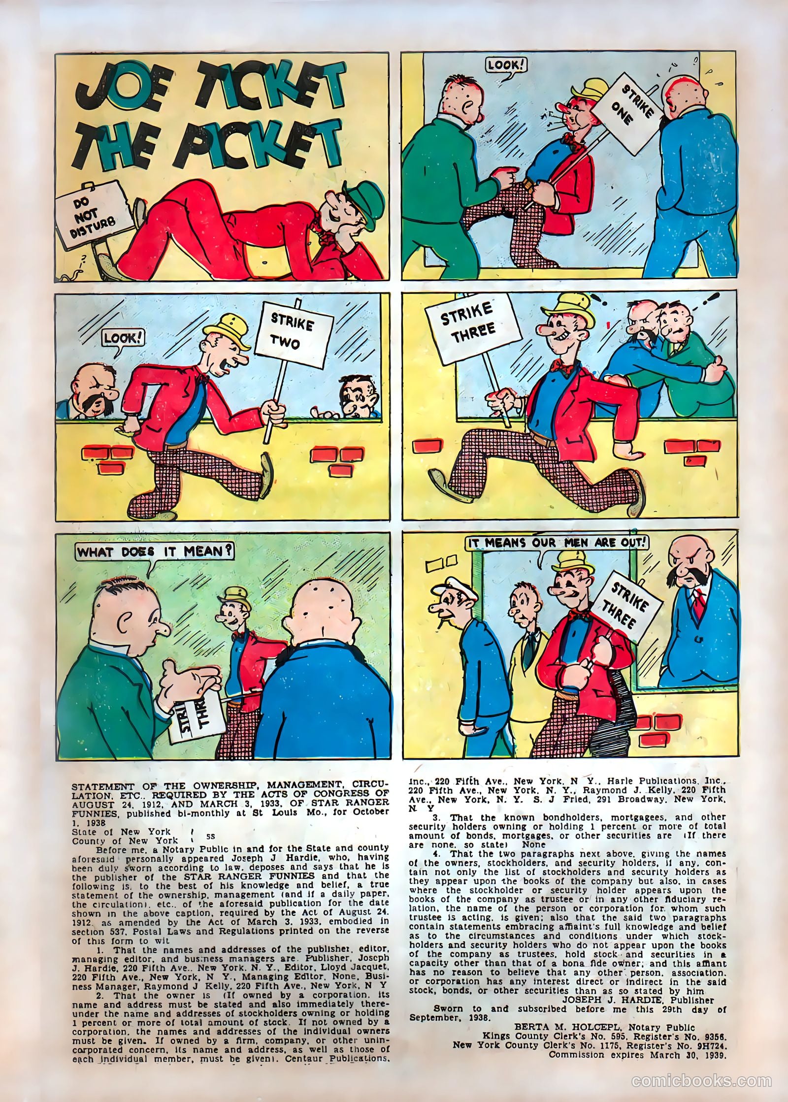 Star Ranger Funnies #1 — page 43 of 51