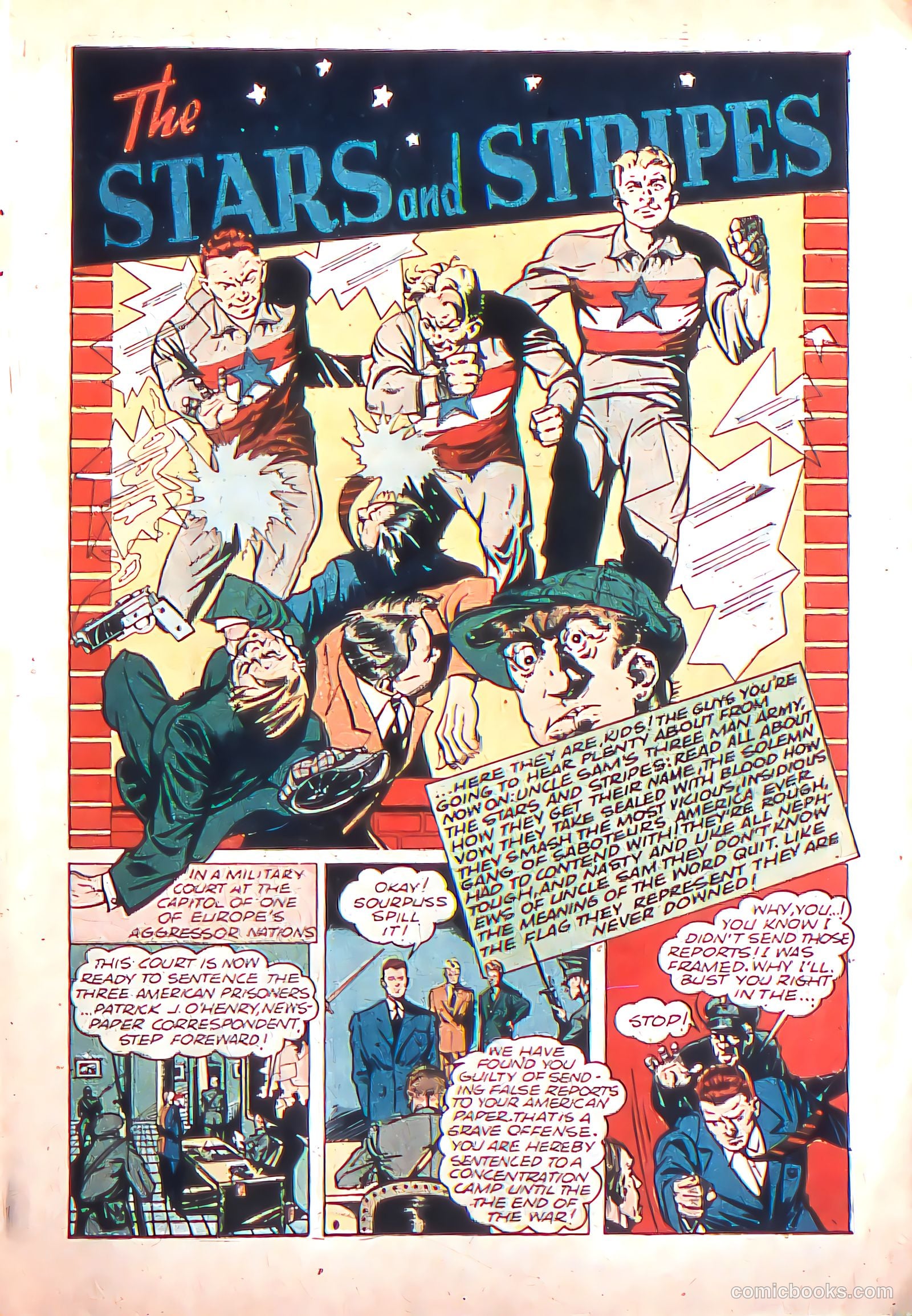 Stars and Stripes Comics #4 — page 4 of 67