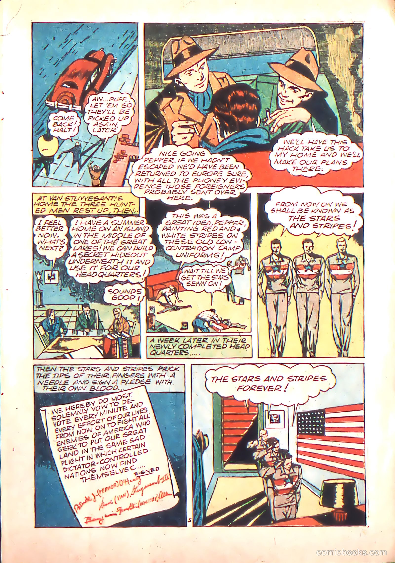 Stars and Stripes Comics #4 — page 8 of 67