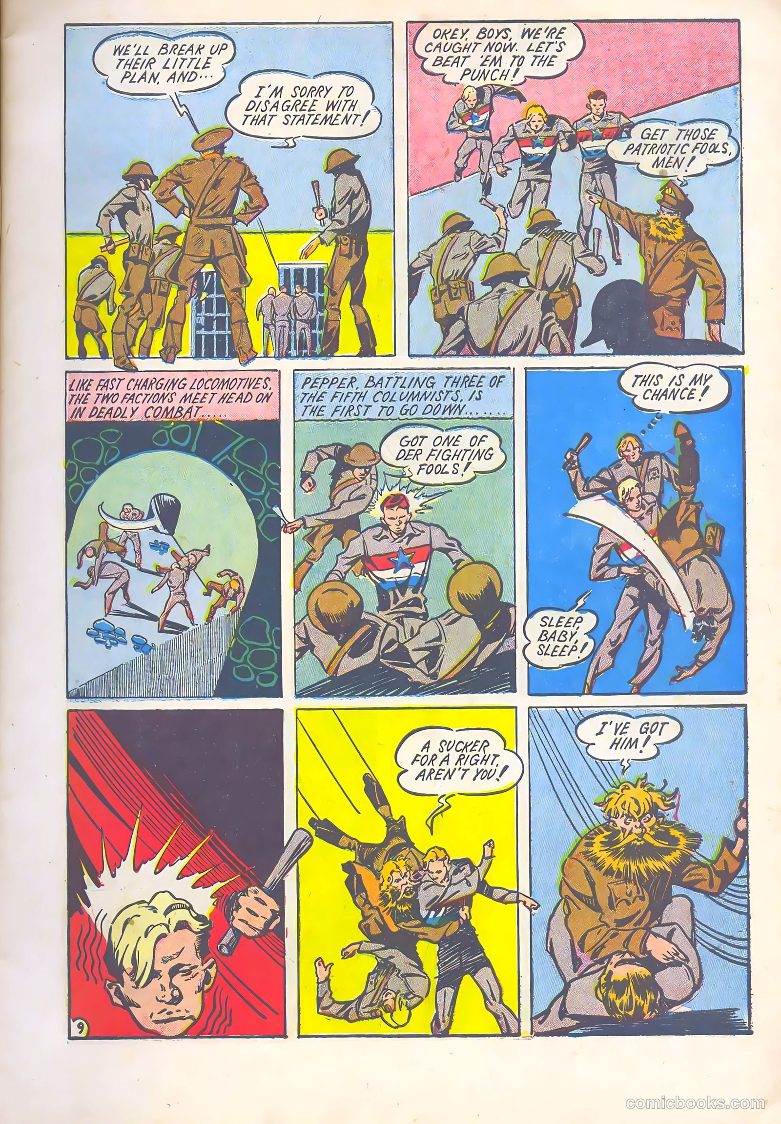 Stars and Stripes Comics #5 — page 12 of 69