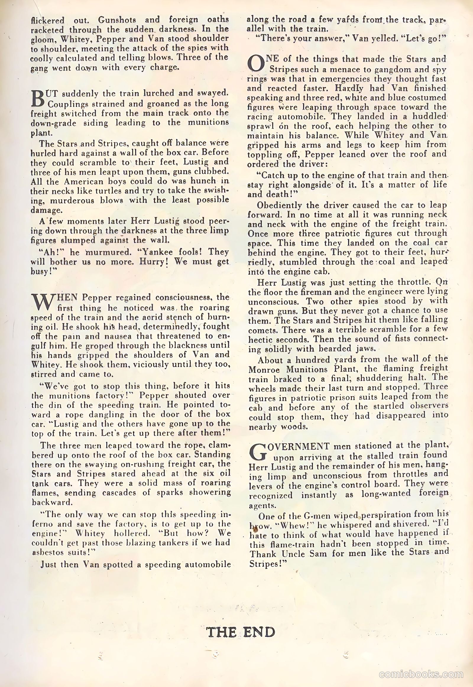 Stars and Stripes Comics #5 — page 34 of 69