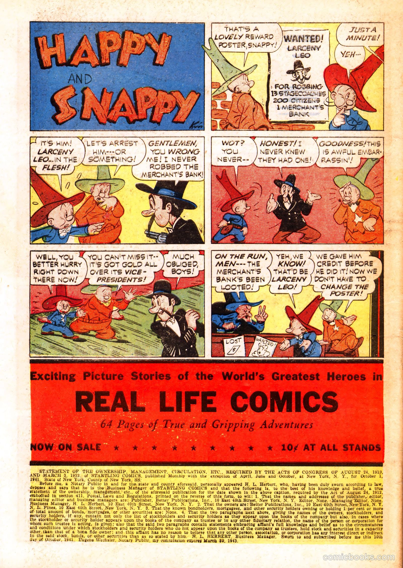 Startling Comics #1 (13) — page 66 of 68