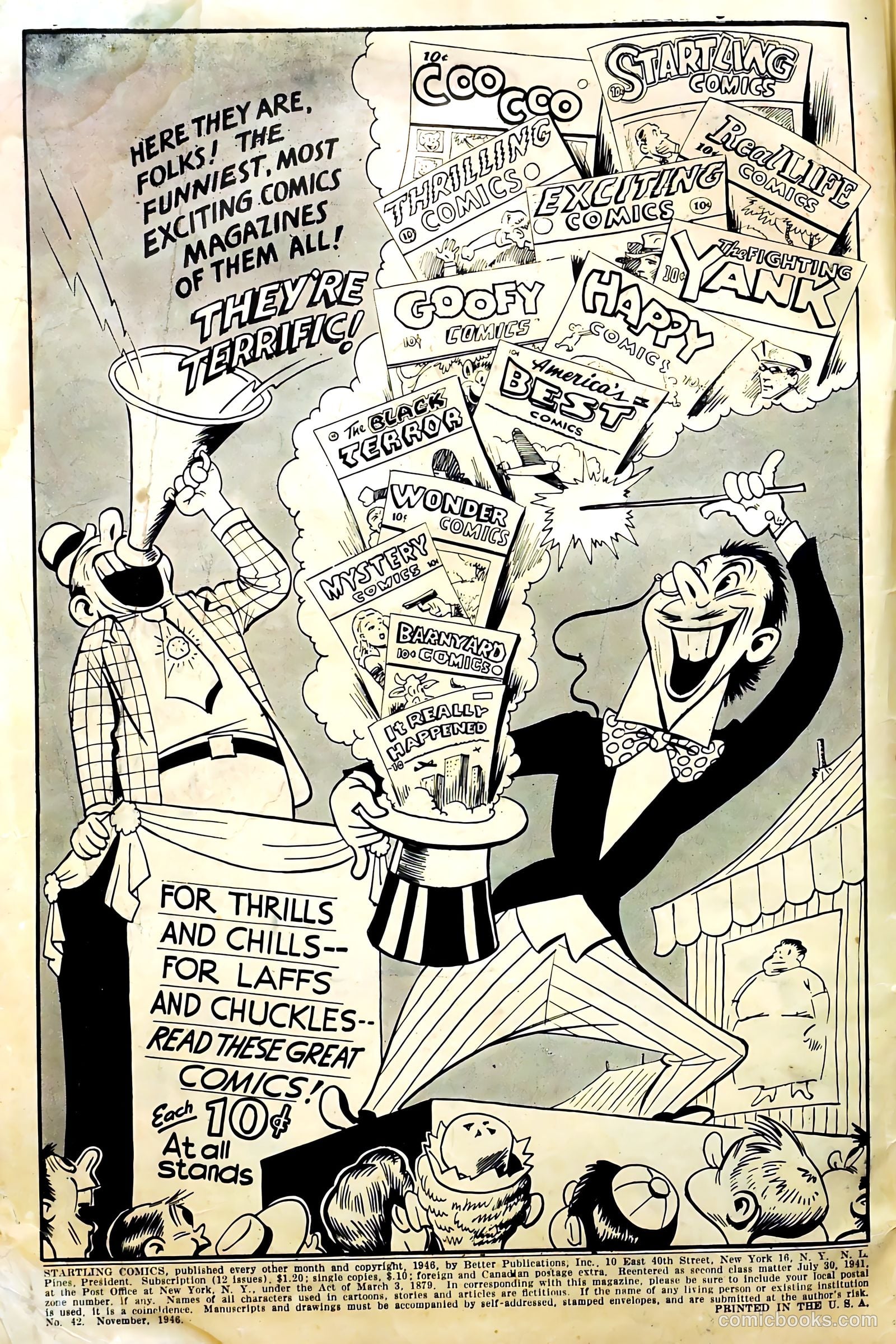 Startling Comics #42 — page 2 of 52