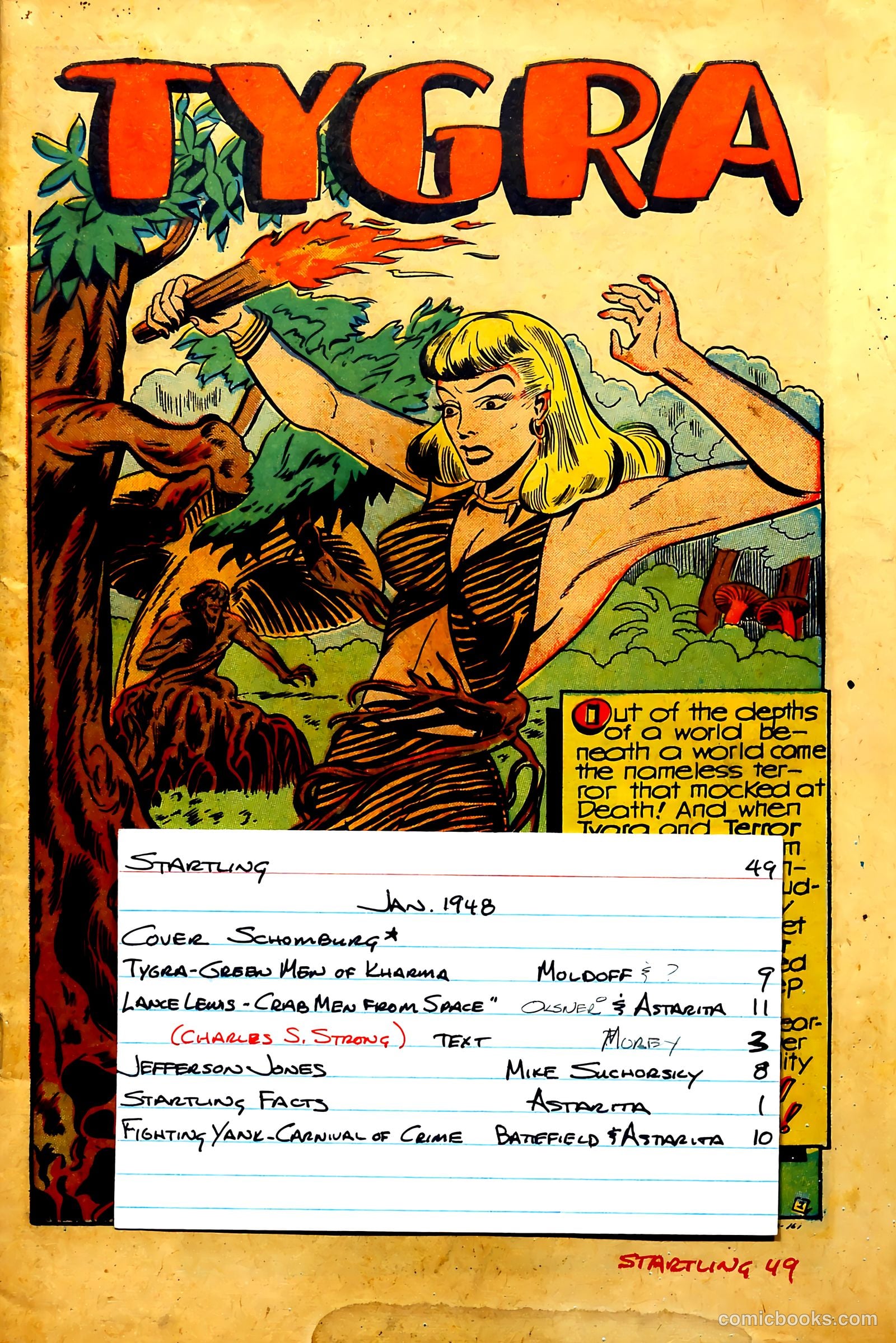 Startling Comics #49 — page 53 of 53