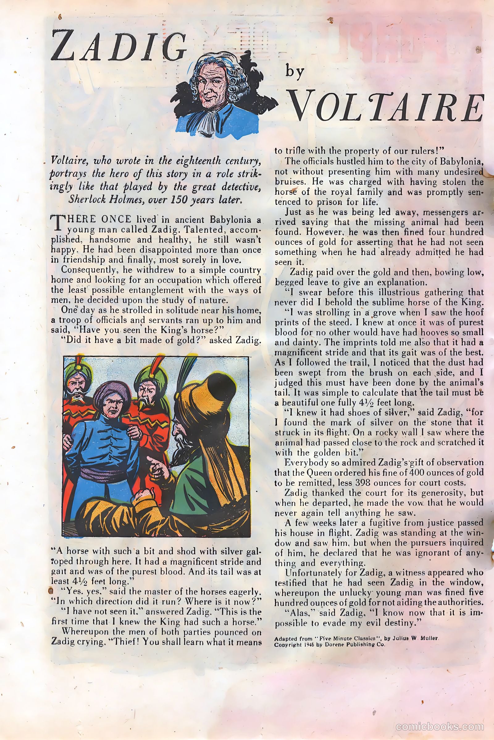 Stories by Famous Authors Illustrated #10 — page 32 of 36