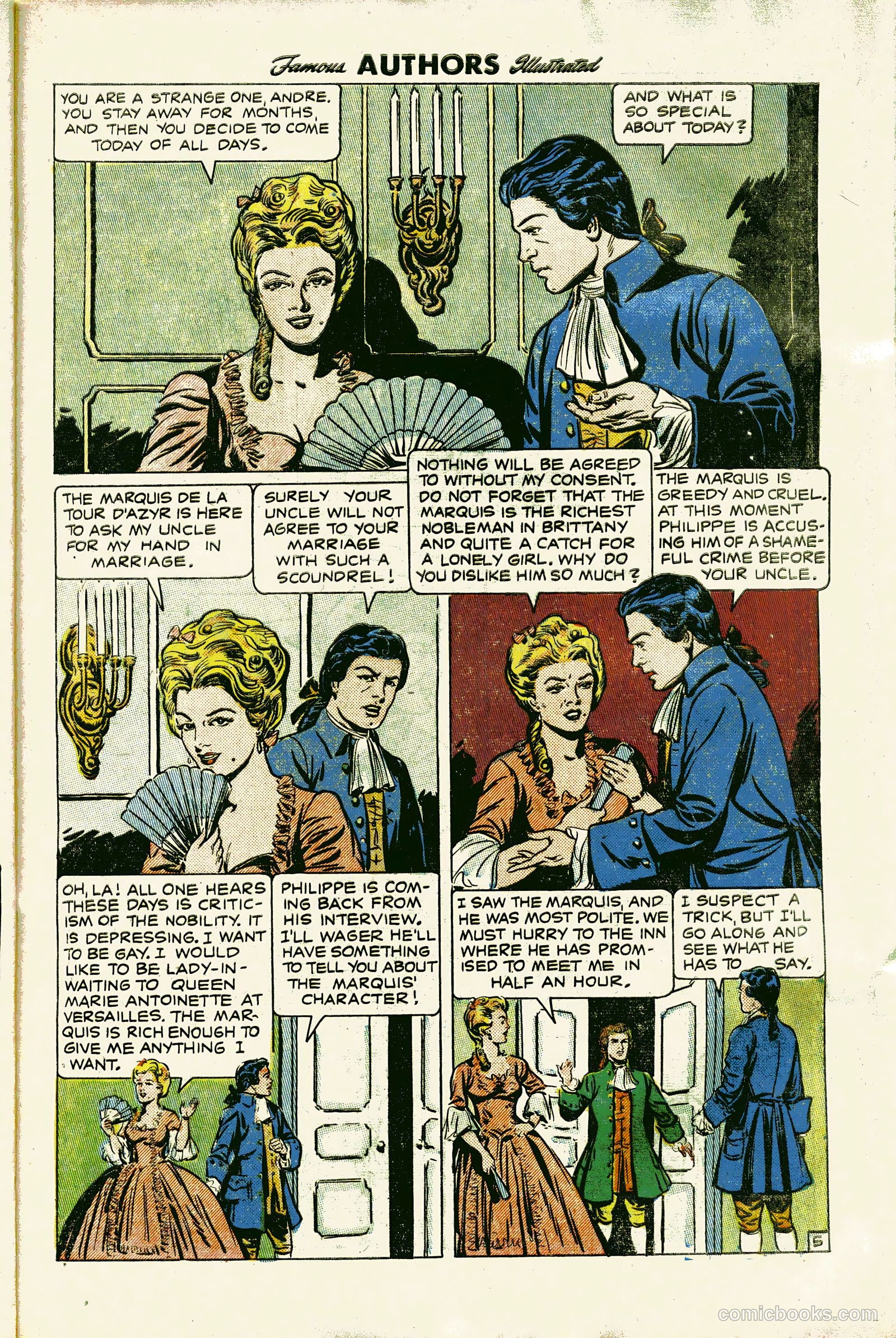 Stories by Famous Authors Illustrated #13 — page 7 of 36