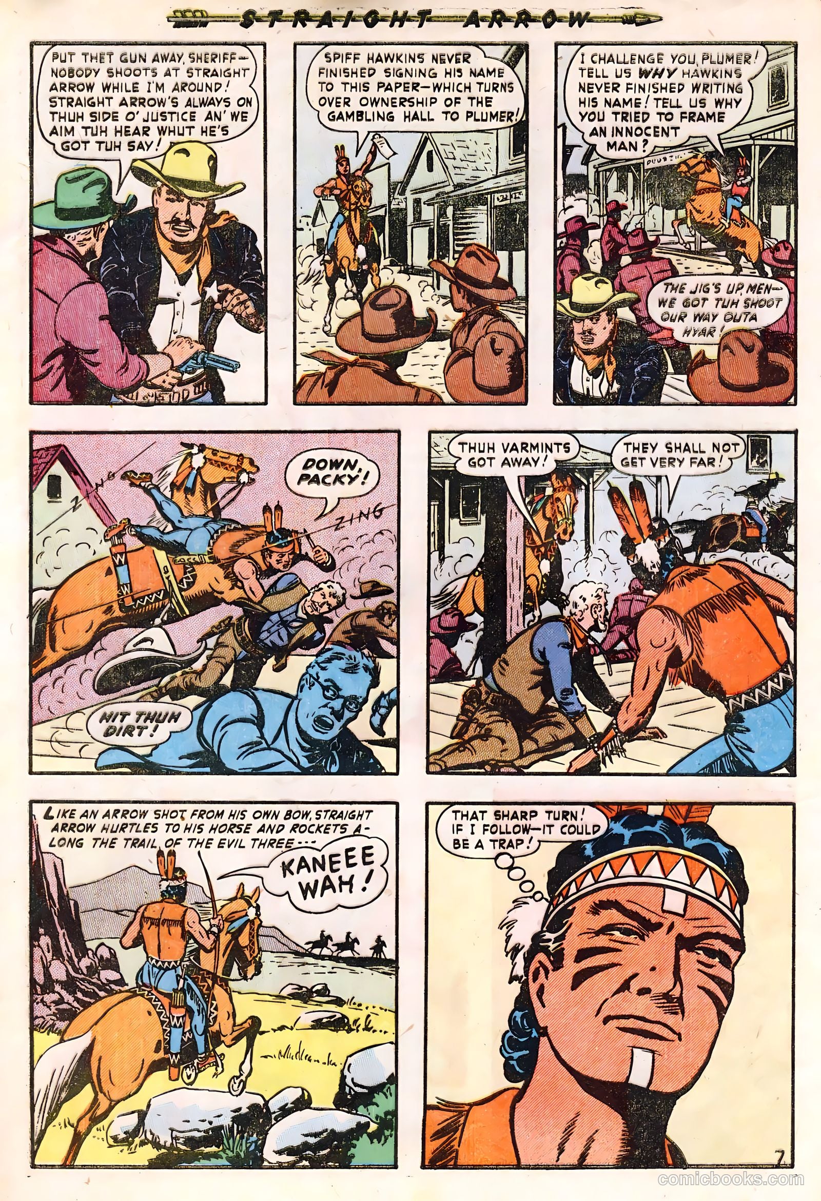 Straight Arrow #10 — page 32 of 36