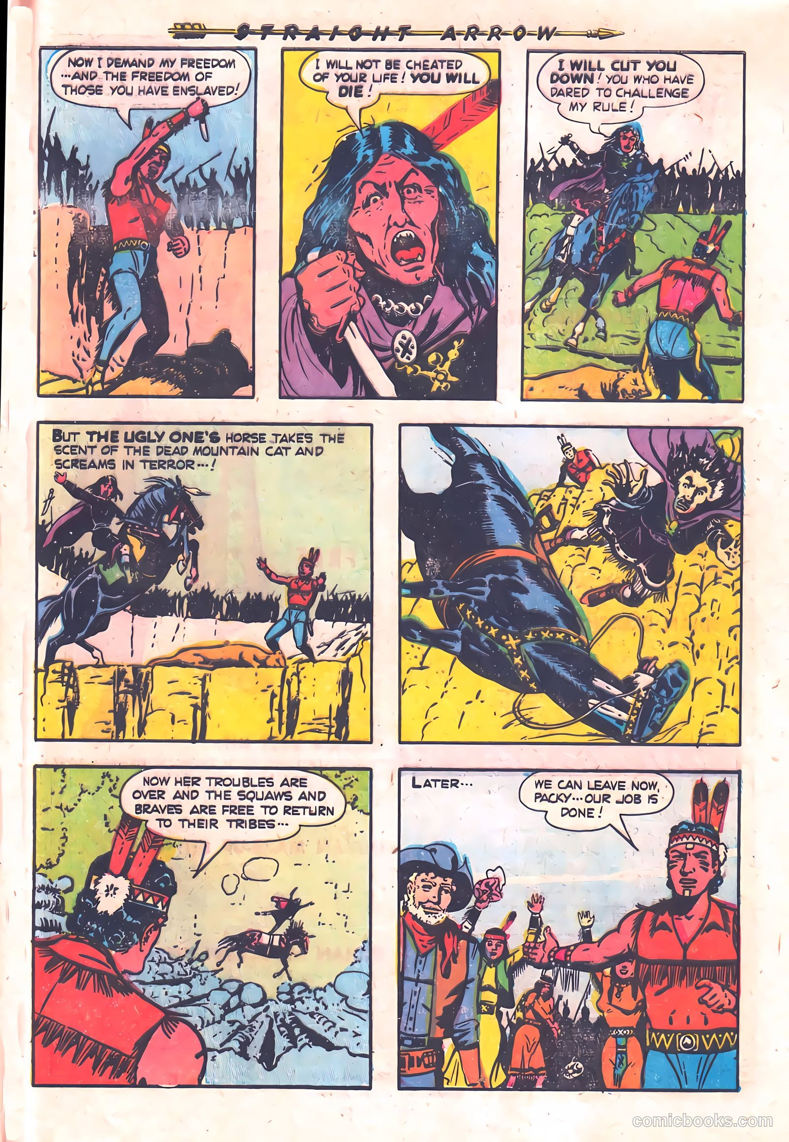 Straight Arrow #18 — page 33 of 36