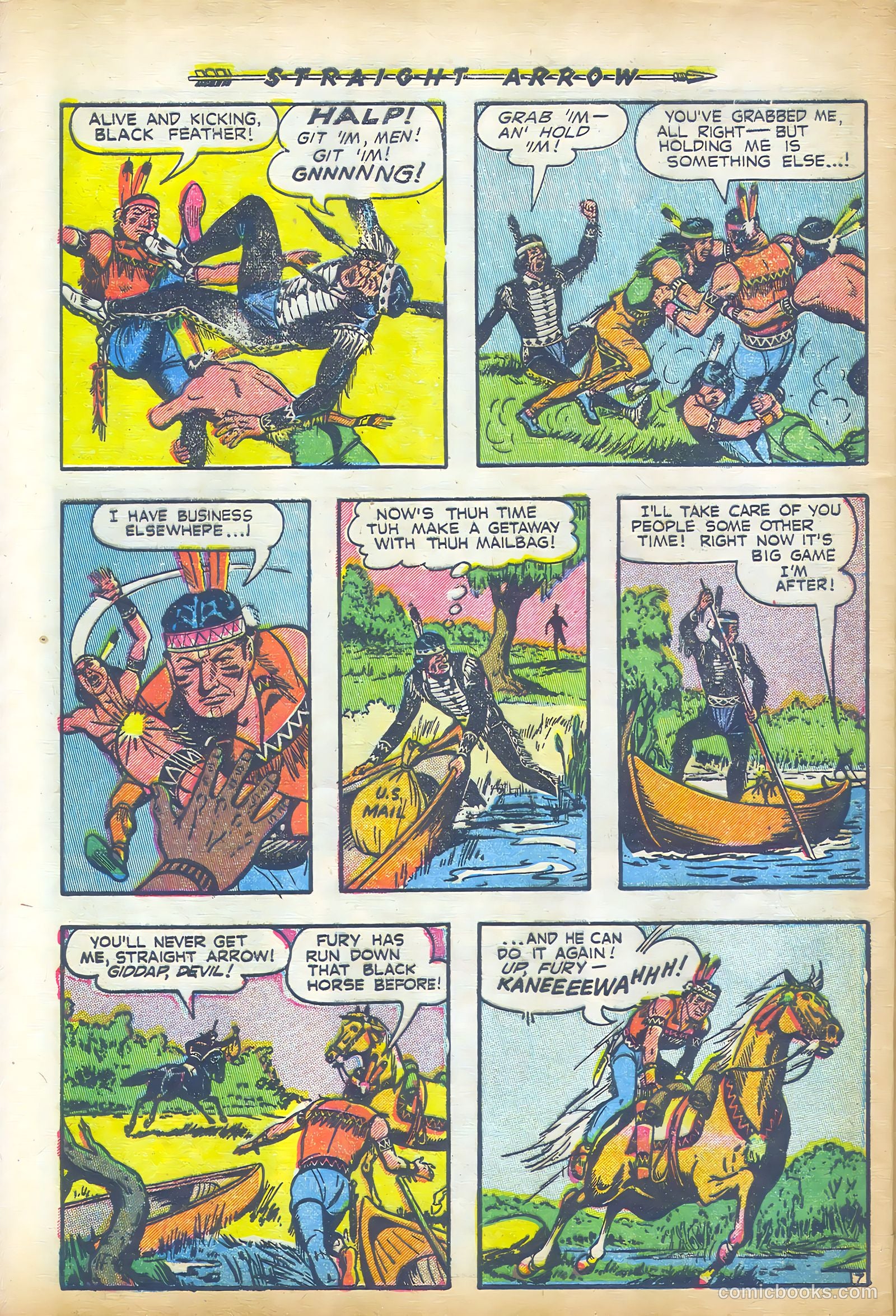 Straight Arrow #25 — page 32 of 36