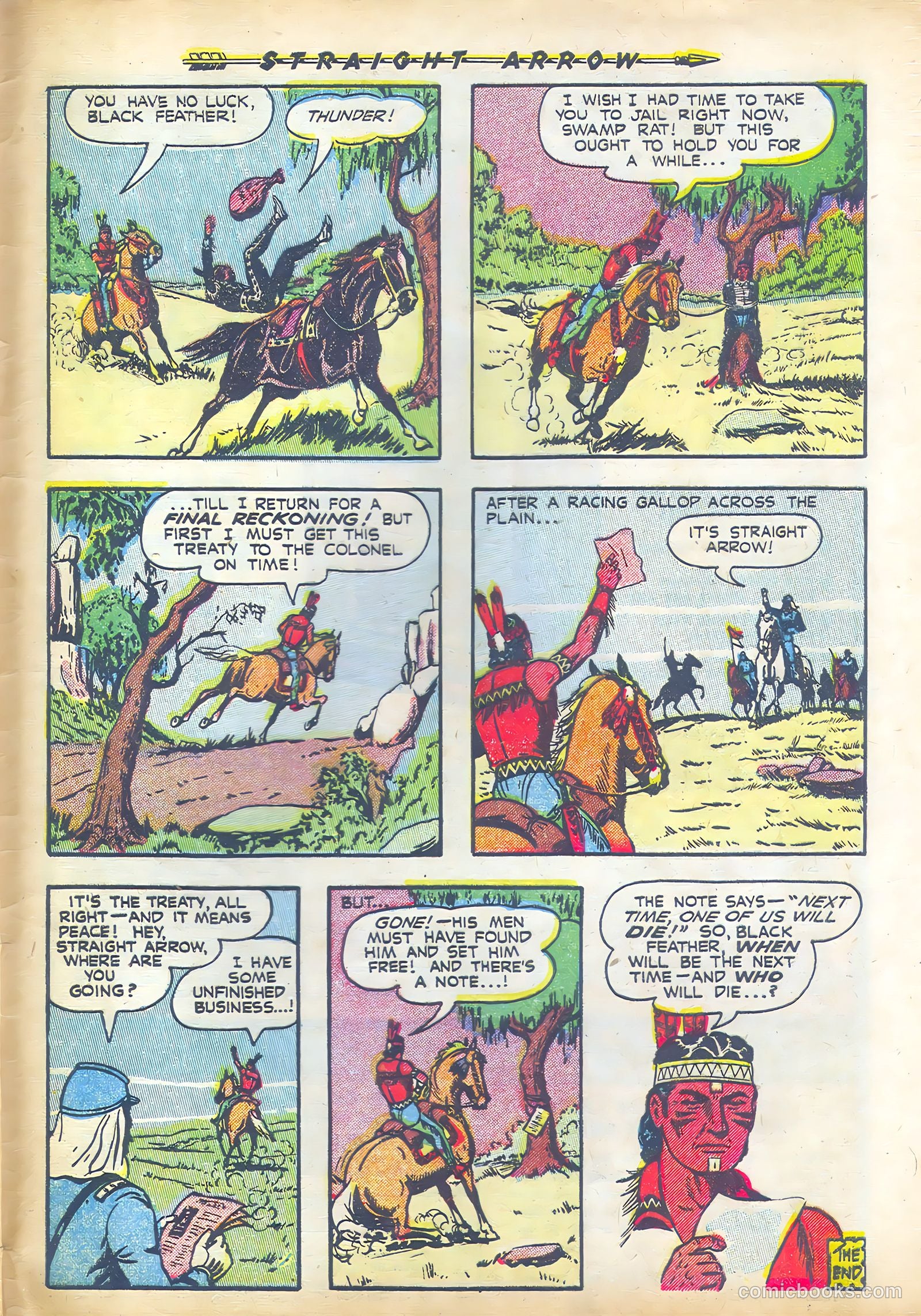 Straight Arrow #25 — page 33 of 36