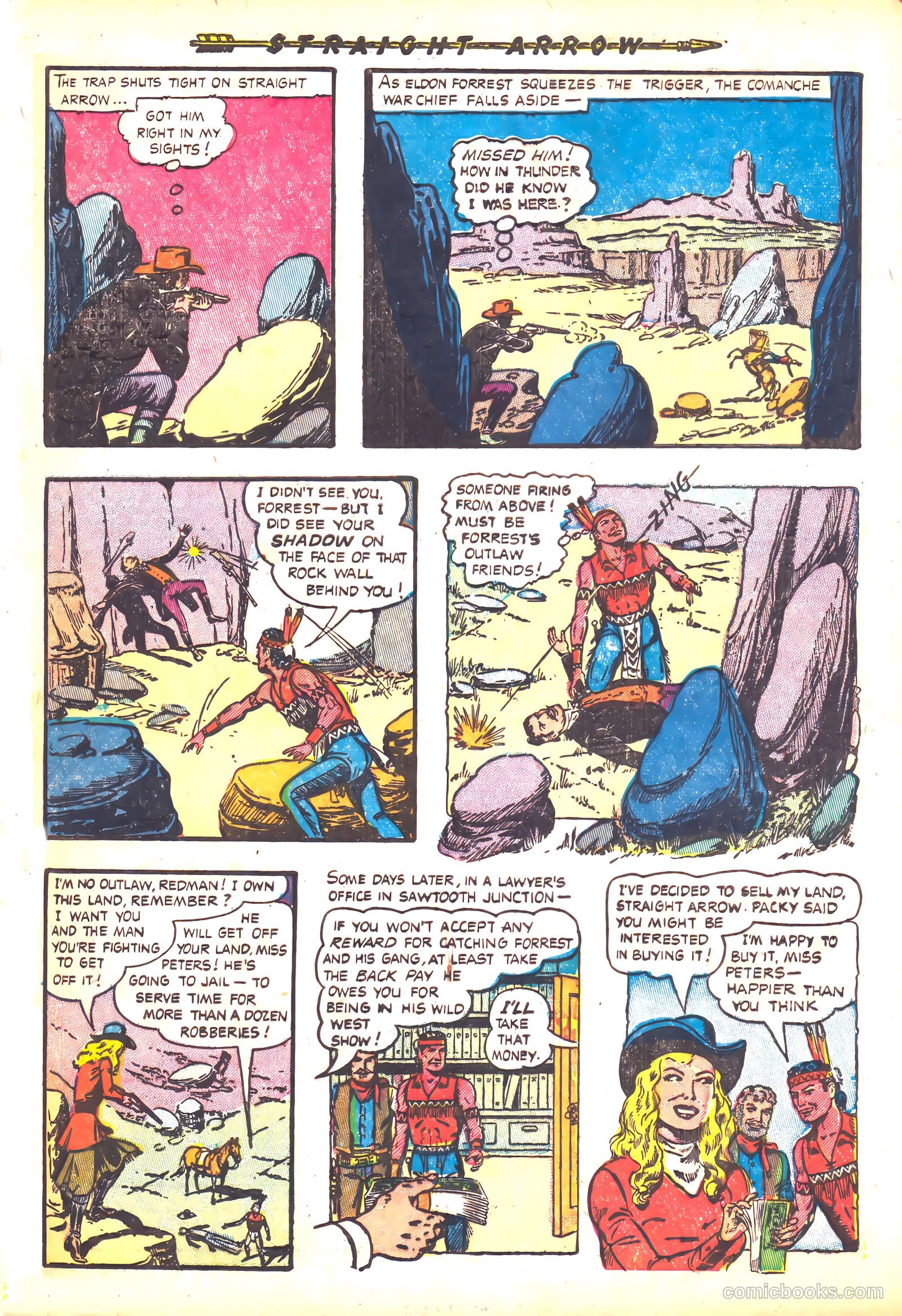 Straight Arrow #34 — page 33 of 36