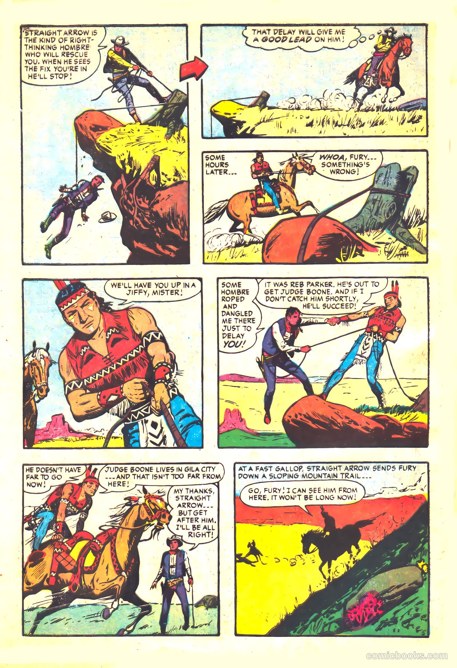 Straight Arrow #53 — page 32 of 36