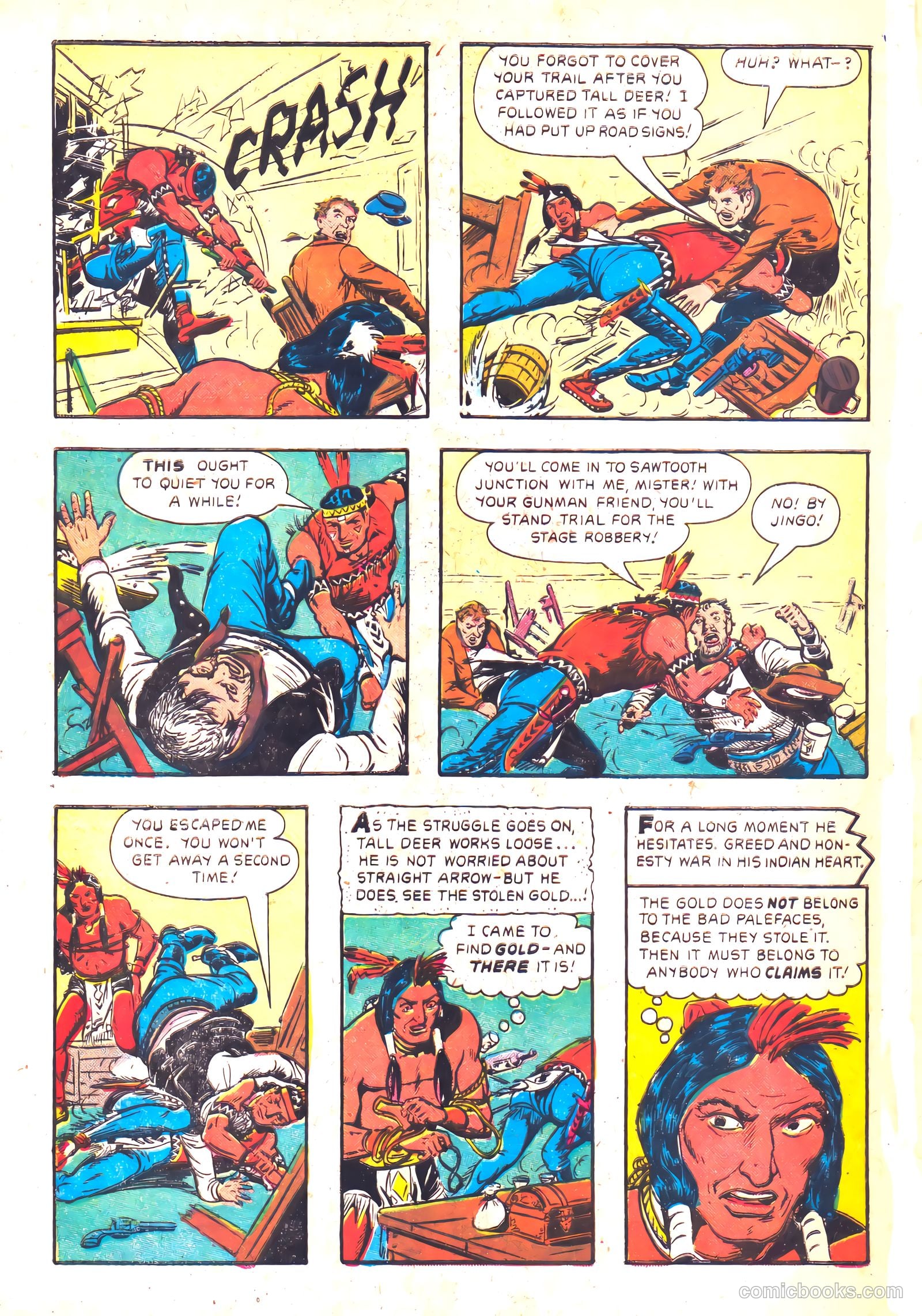 Straight Arrow #55 — page 32 of 36