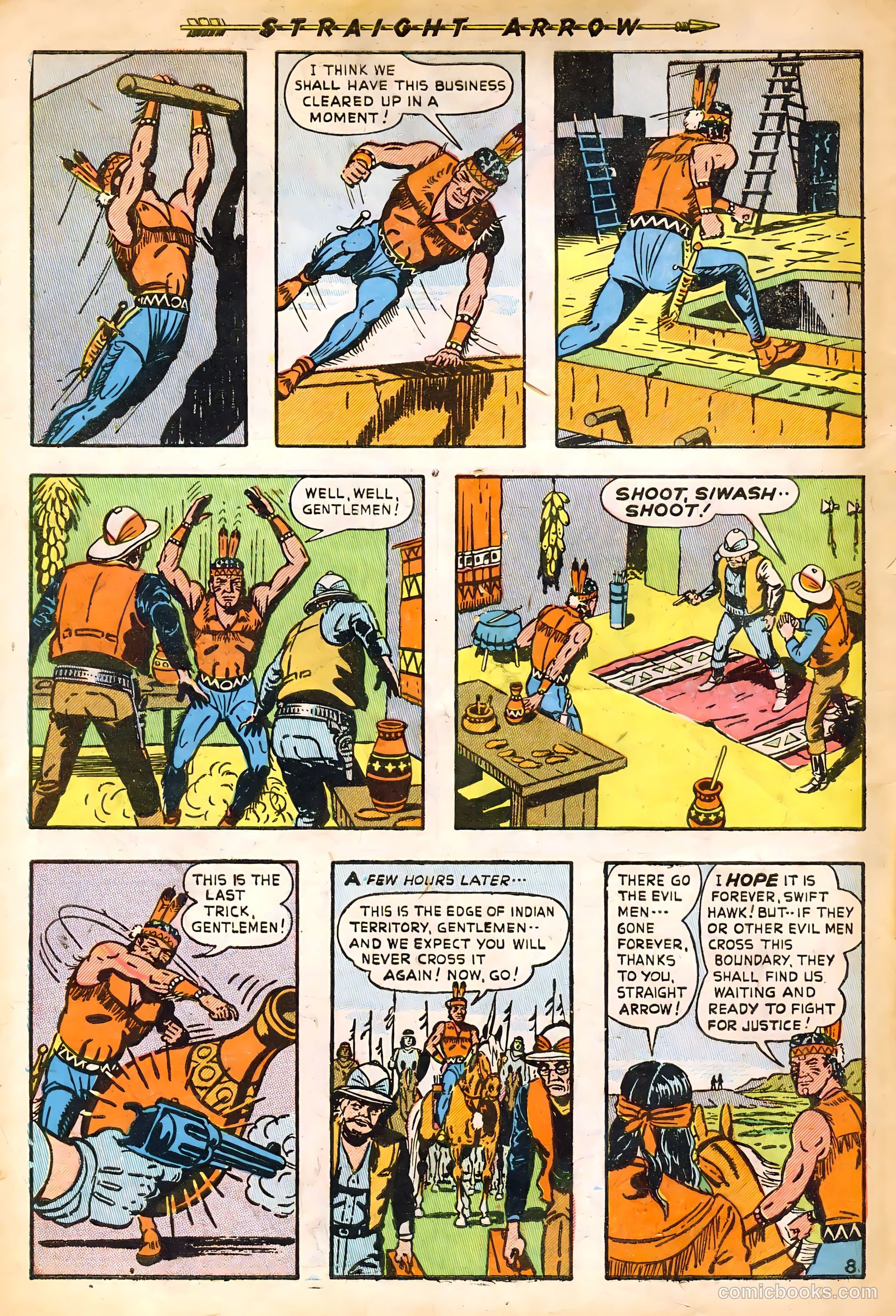 Straight Arrow #9 — page 34 of 36