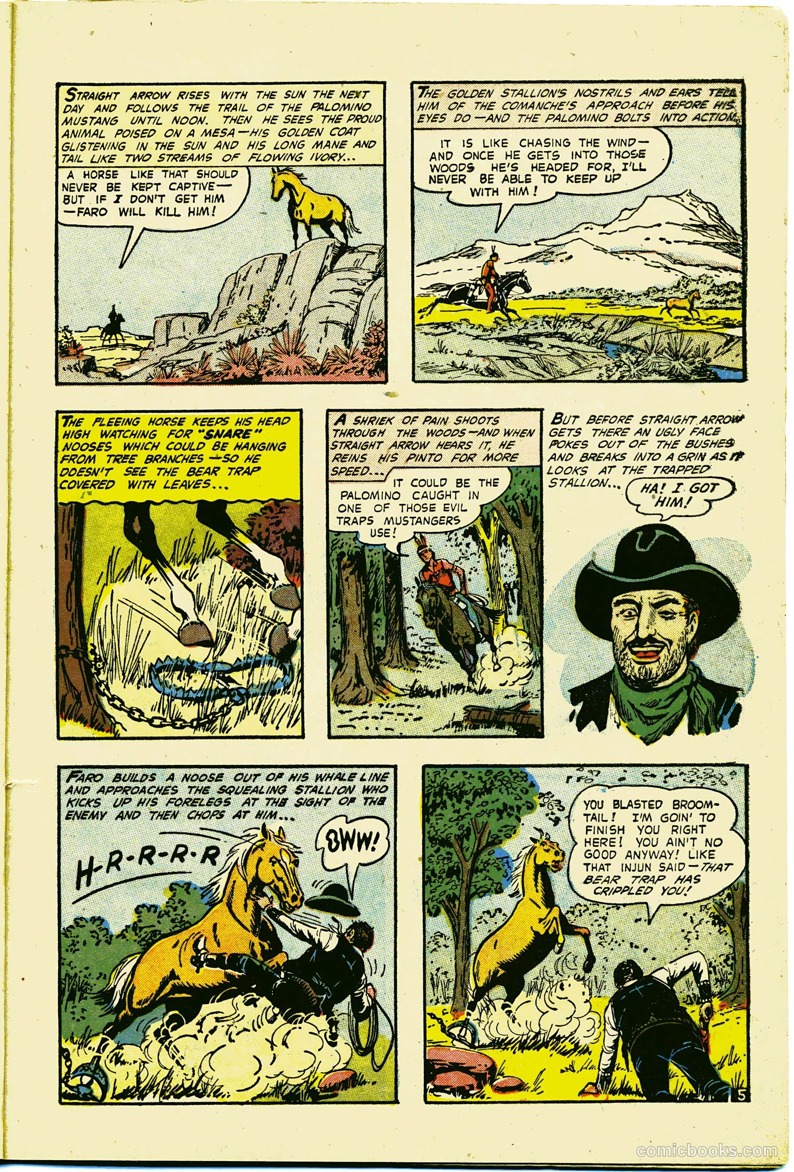 Straight Arrow's Fury #1 — page 7 of 36