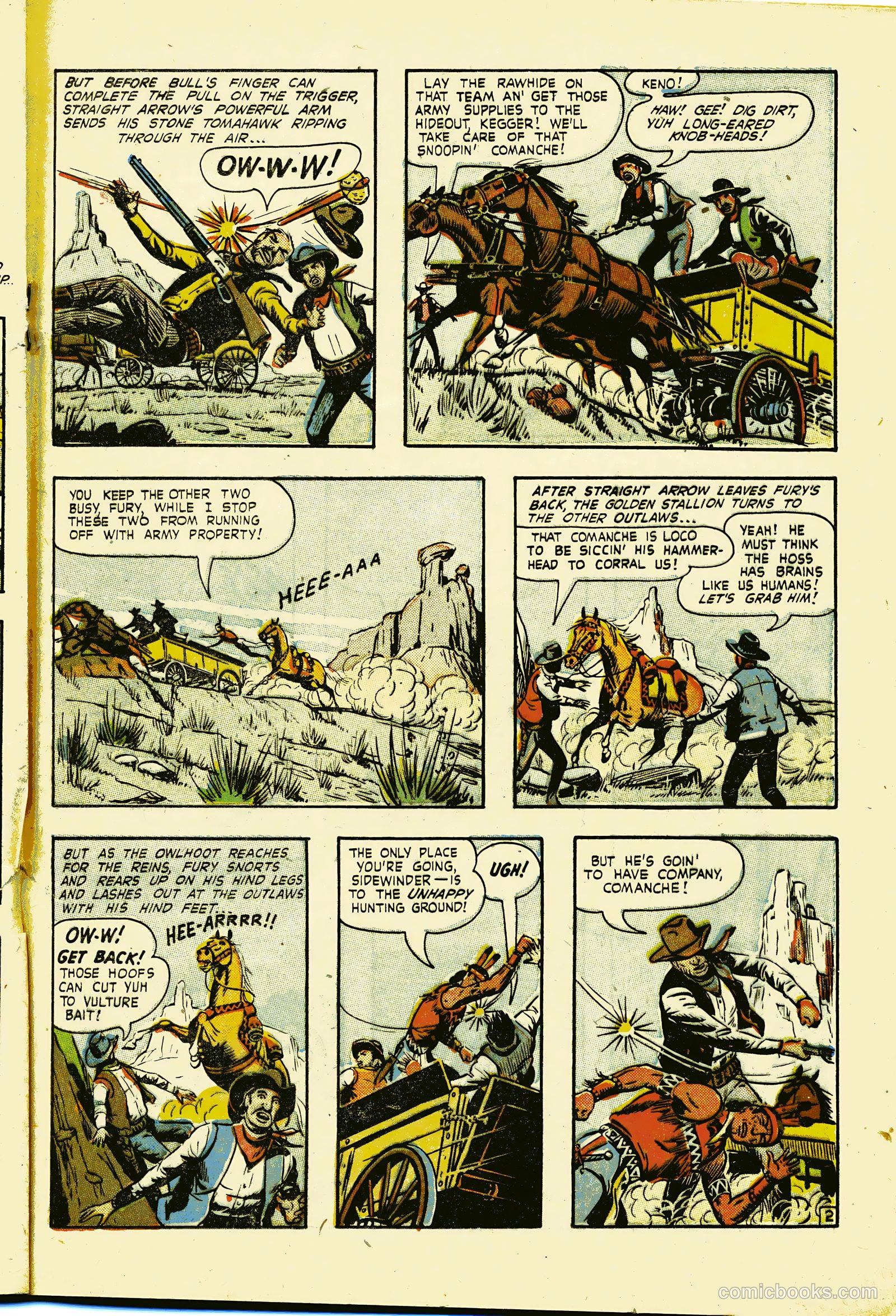 Straight Arrow's Fury #1 — page 21 of 36