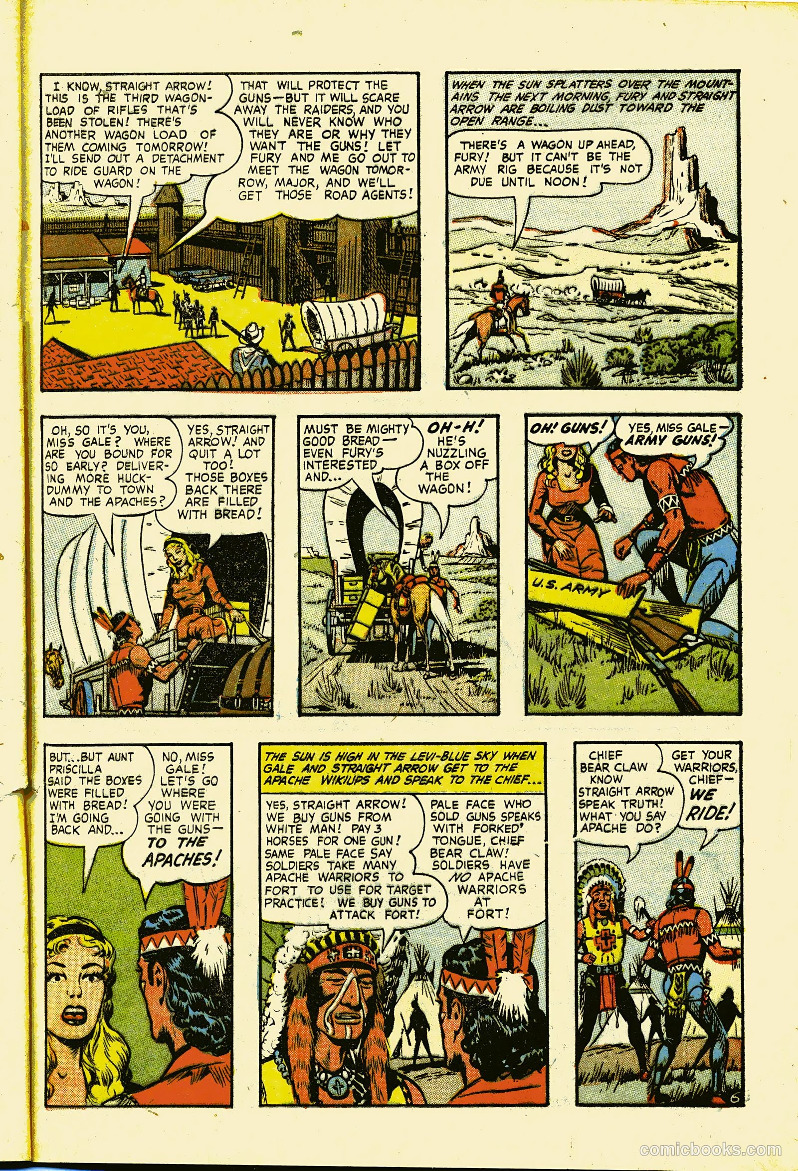 Straight Arrow's Fury #1 — page 25 of 36