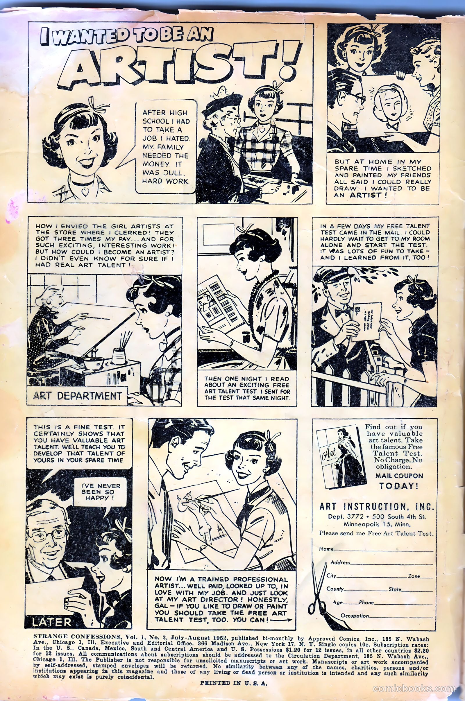Strange Confessions #2 — page 2 of 36
