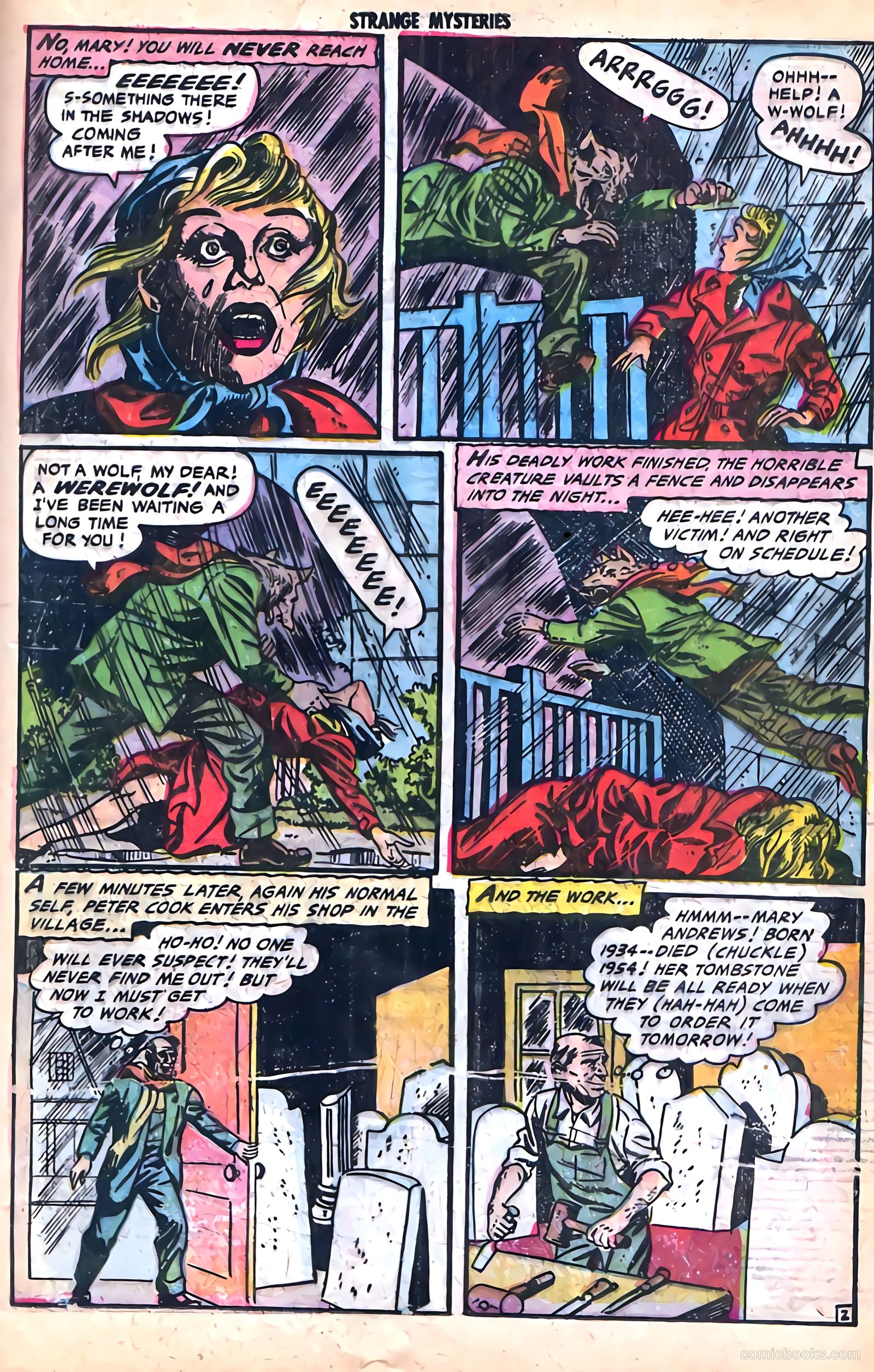 Strange Mysteries #18 — page 21 of 36