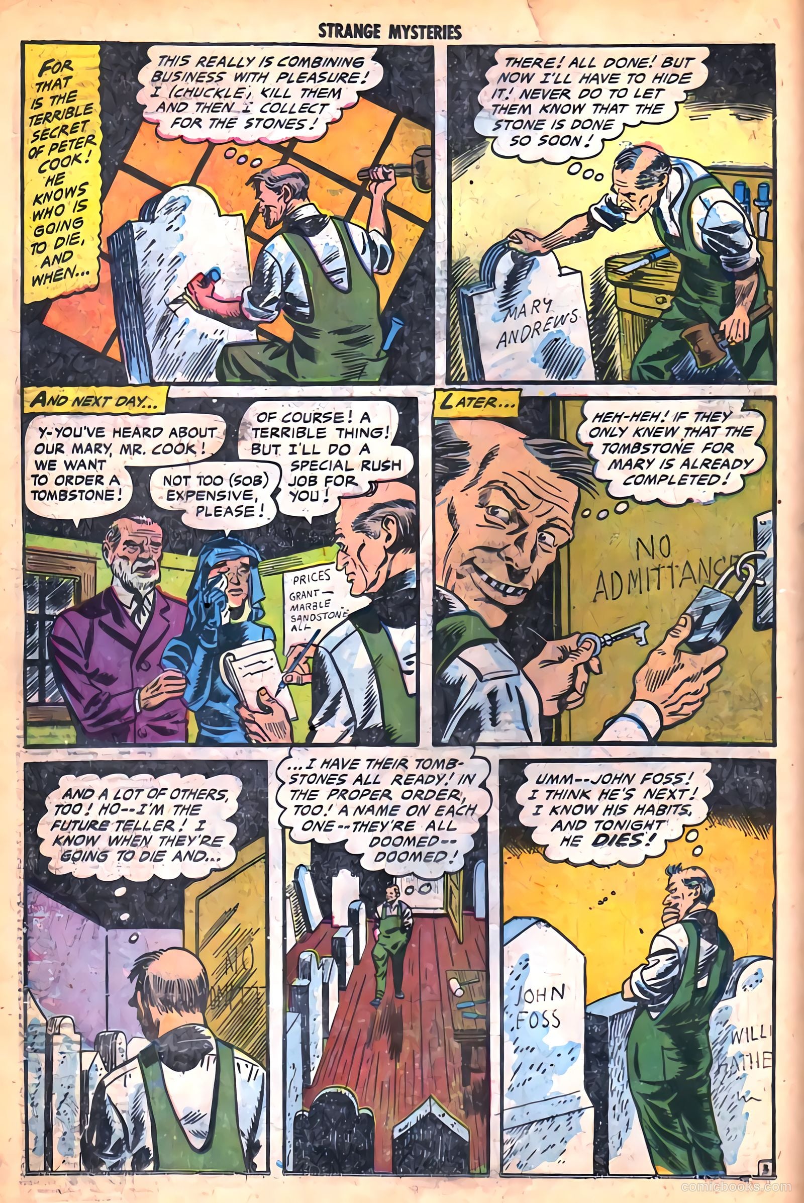 Strange Mysteries #18 — page 22 of 36