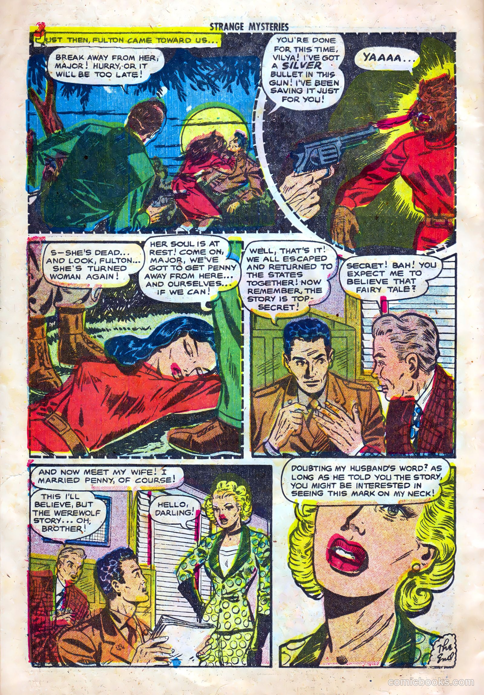 Strange Mysteries #20 — page 34 of 36